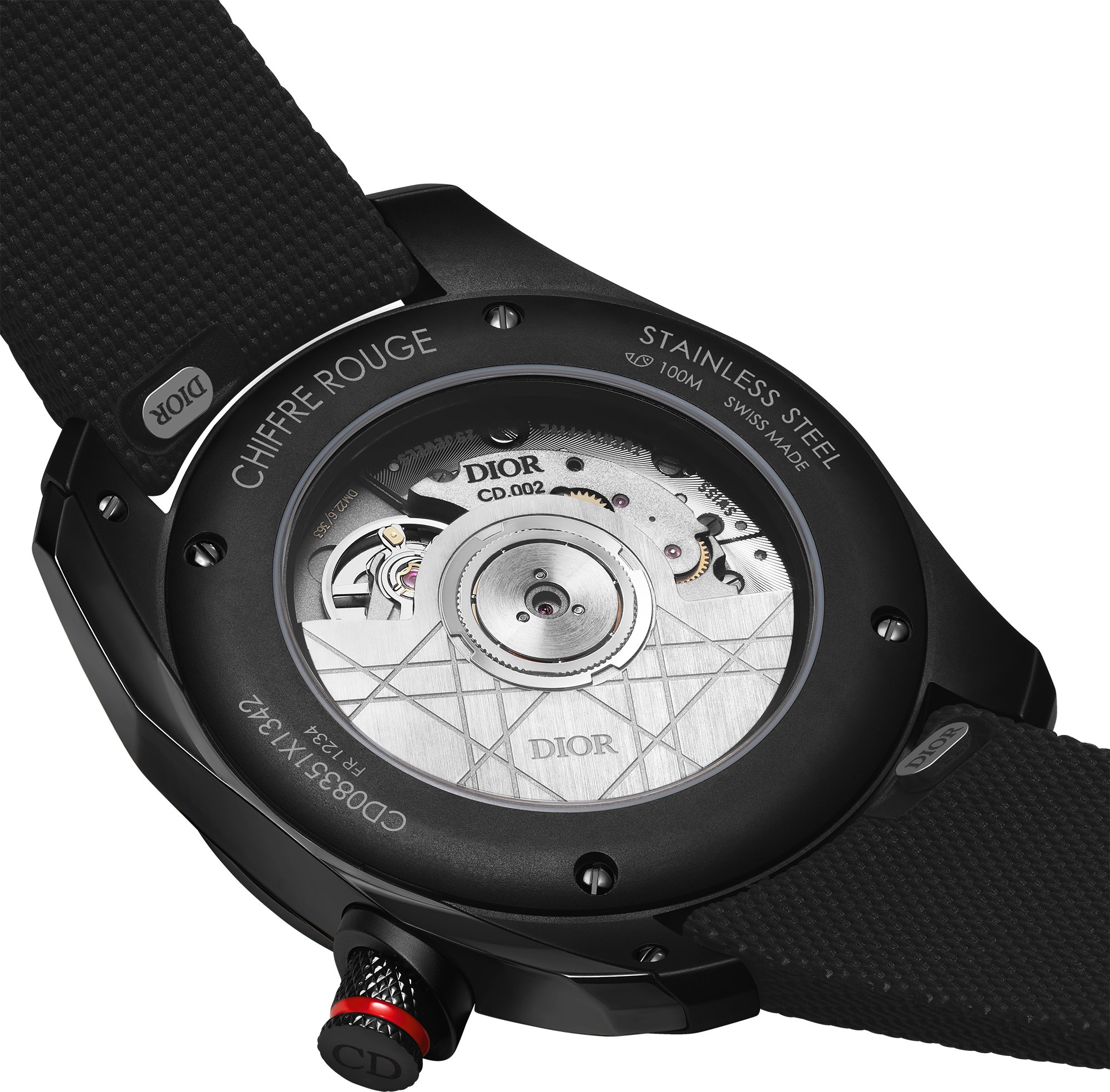 Chiffre Rouge Black Ultramatte Back view