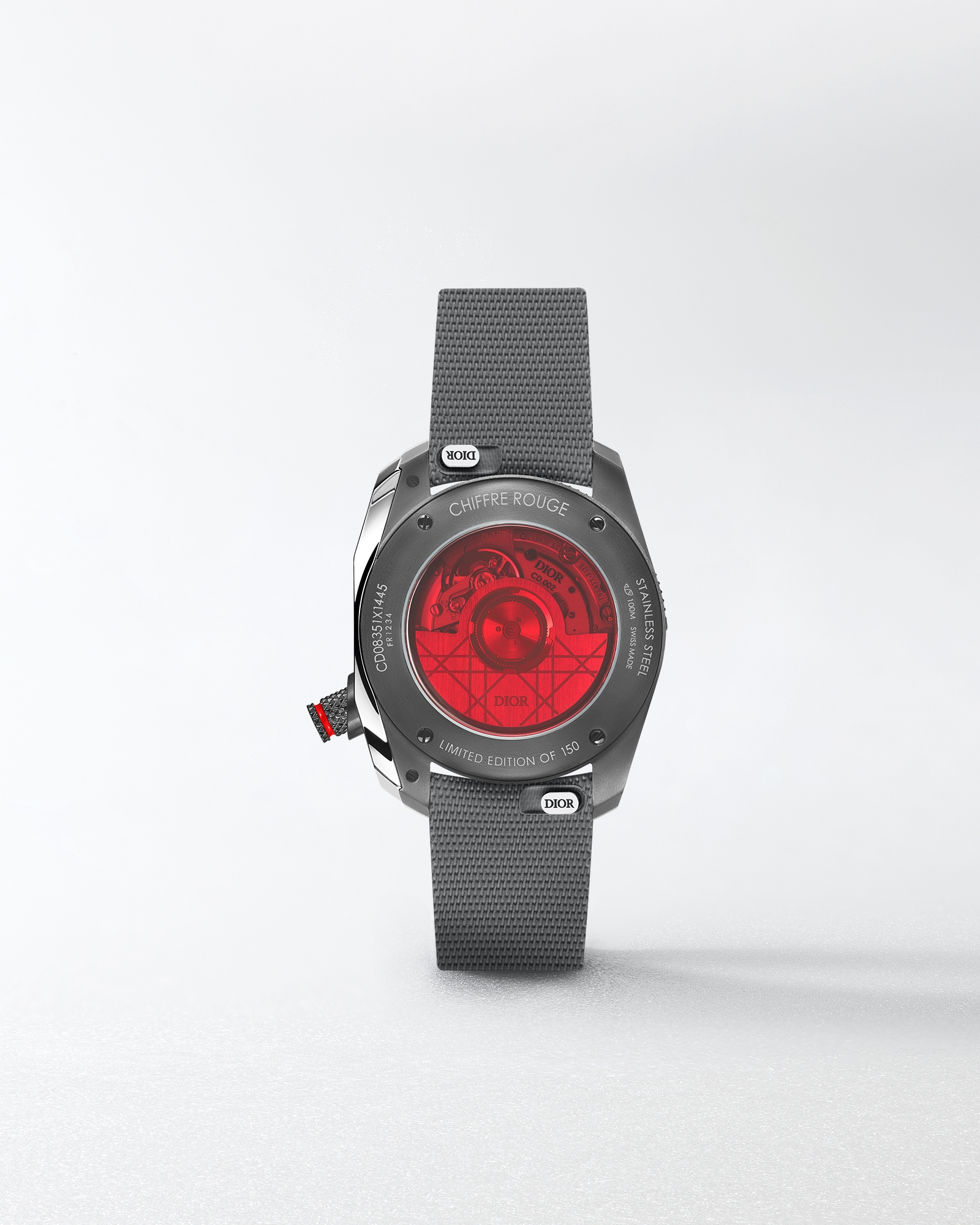 Chiffre Rouge Gray Ultramatte 直径38mmケース 自動巻き スチール E04