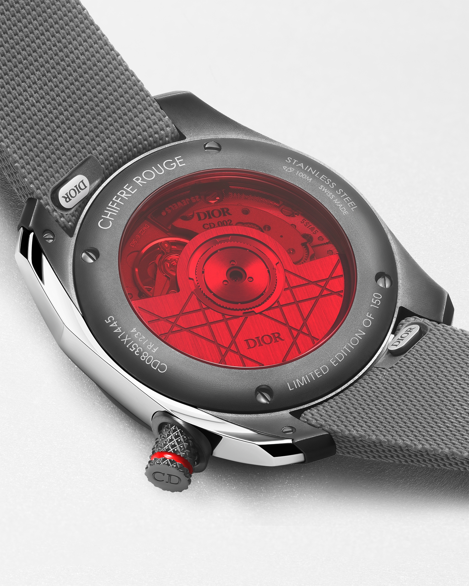 Chiffre Rouge Gray Ultramatte 直径38mmケース 自動巻き スチール E05