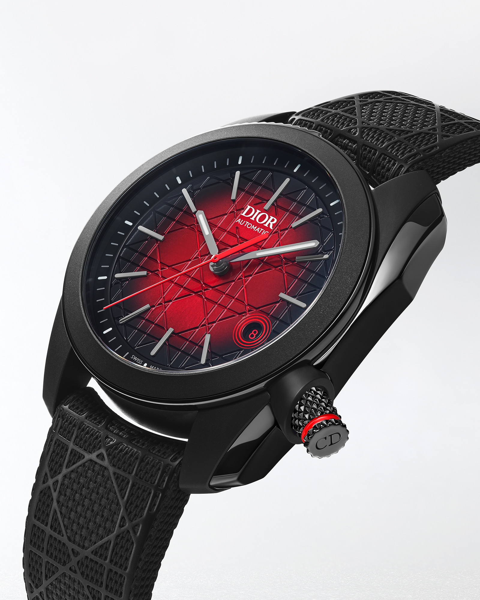 Chiffre Rouge Ø 38 MM, Automatic, Black Ultramatte Steel E02