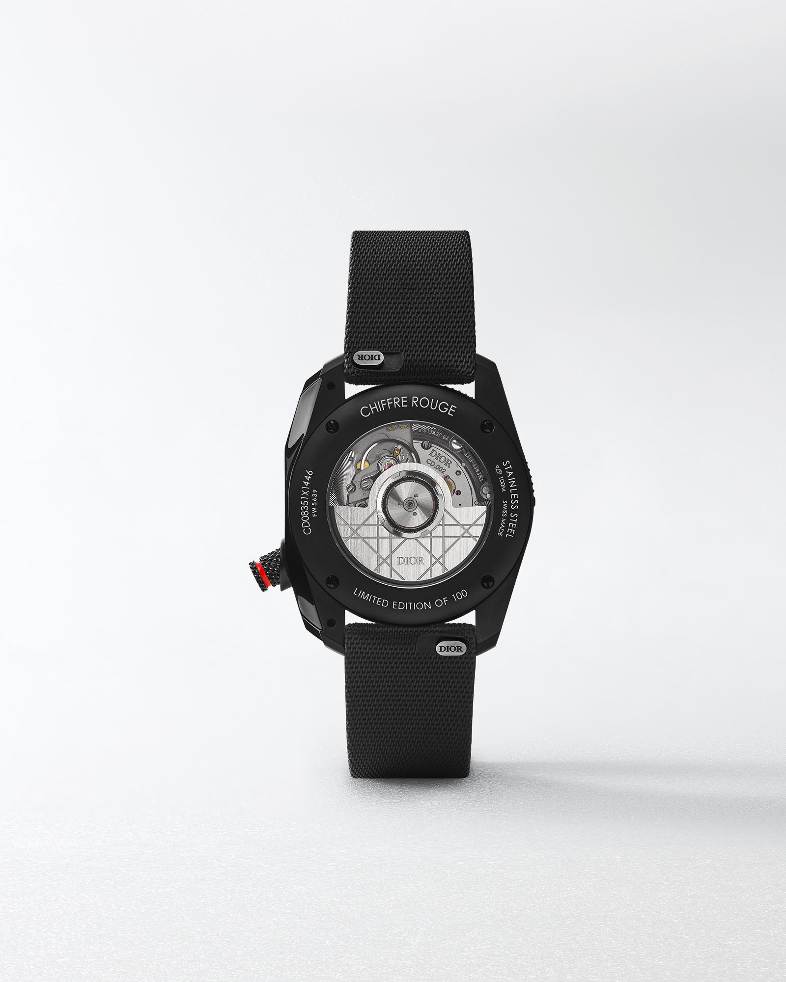Chiffre Rouge Ø 38 MM, Automatic, Black Ultramatte Steel E04