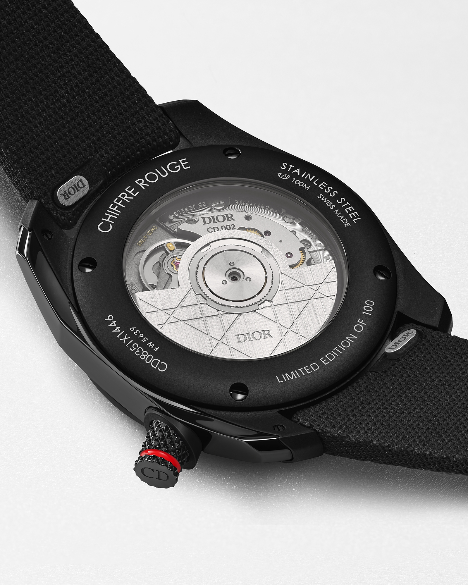 Chiffre Rouge Ø 38 MM, Automatic, Black Ultramatte Steel E05