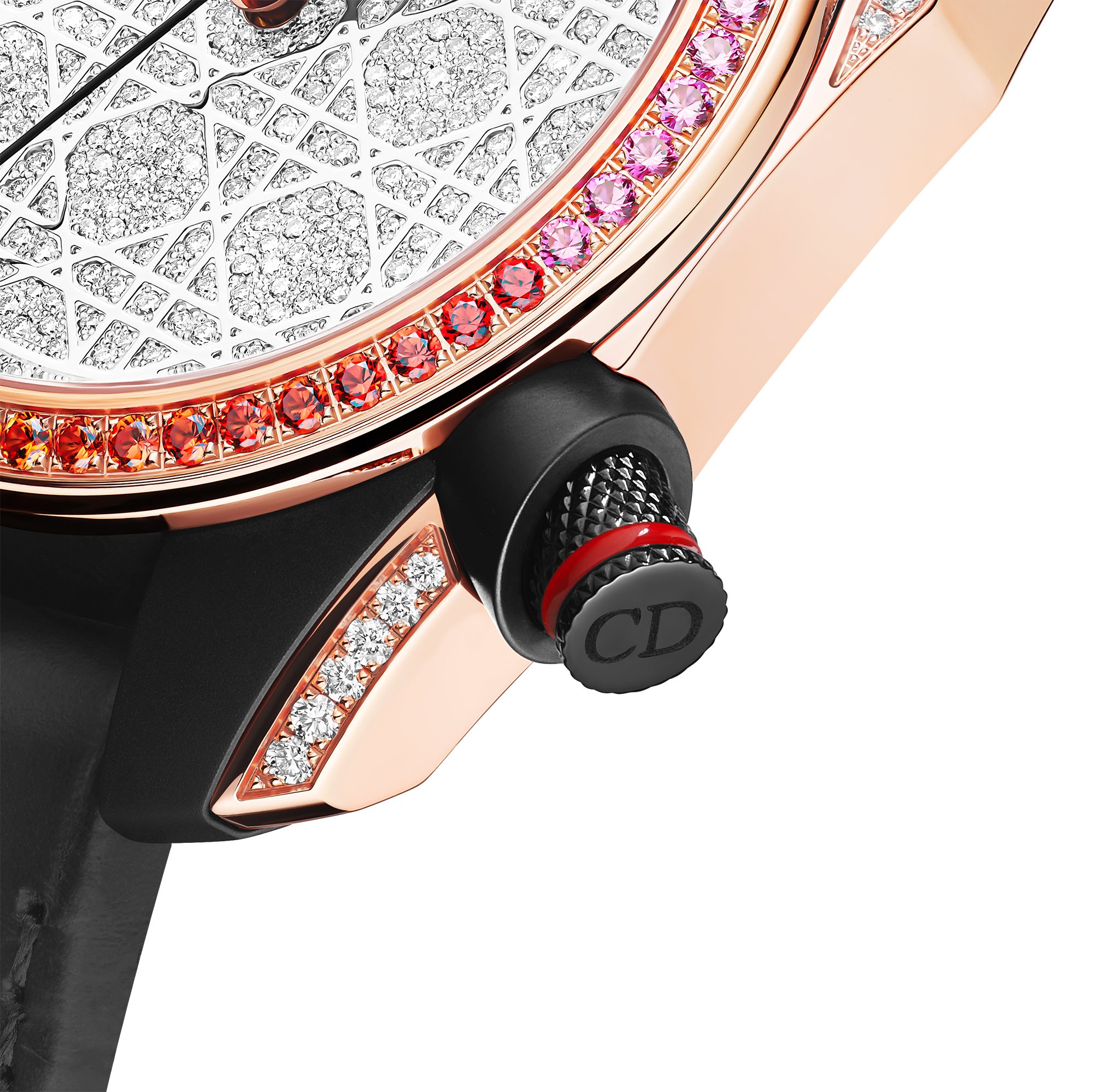 Chiffre Rouge Black Ultramatte Rainbow Worn view