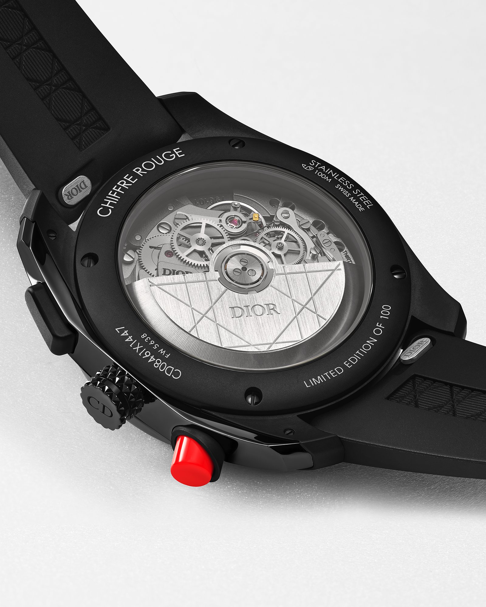 Chiffre Rouge Chronograph Three quarter back view