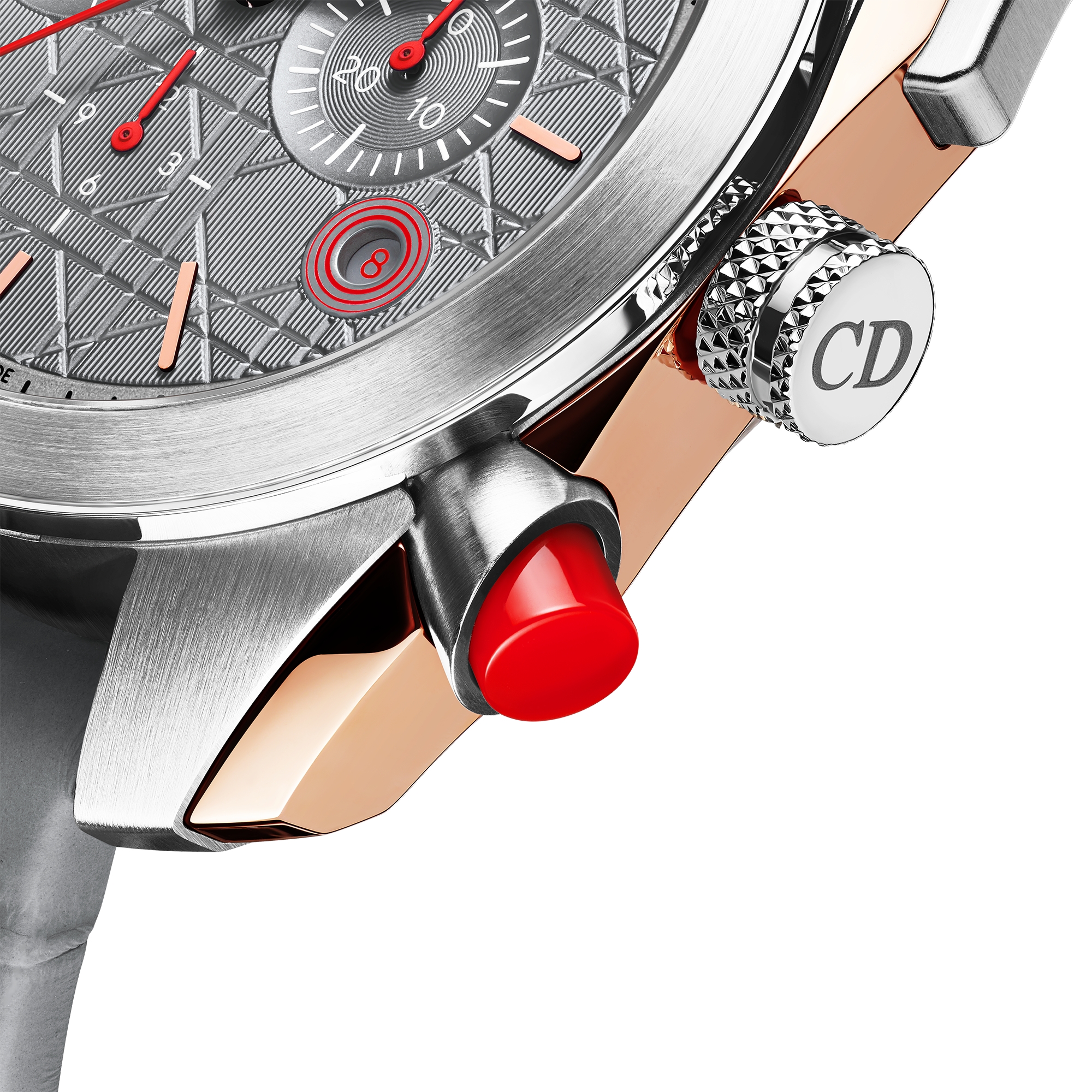 Chiffre Rouge Ø 41 MM, Automatic, Chronograph, Steel, Pink Gold Bumper E13