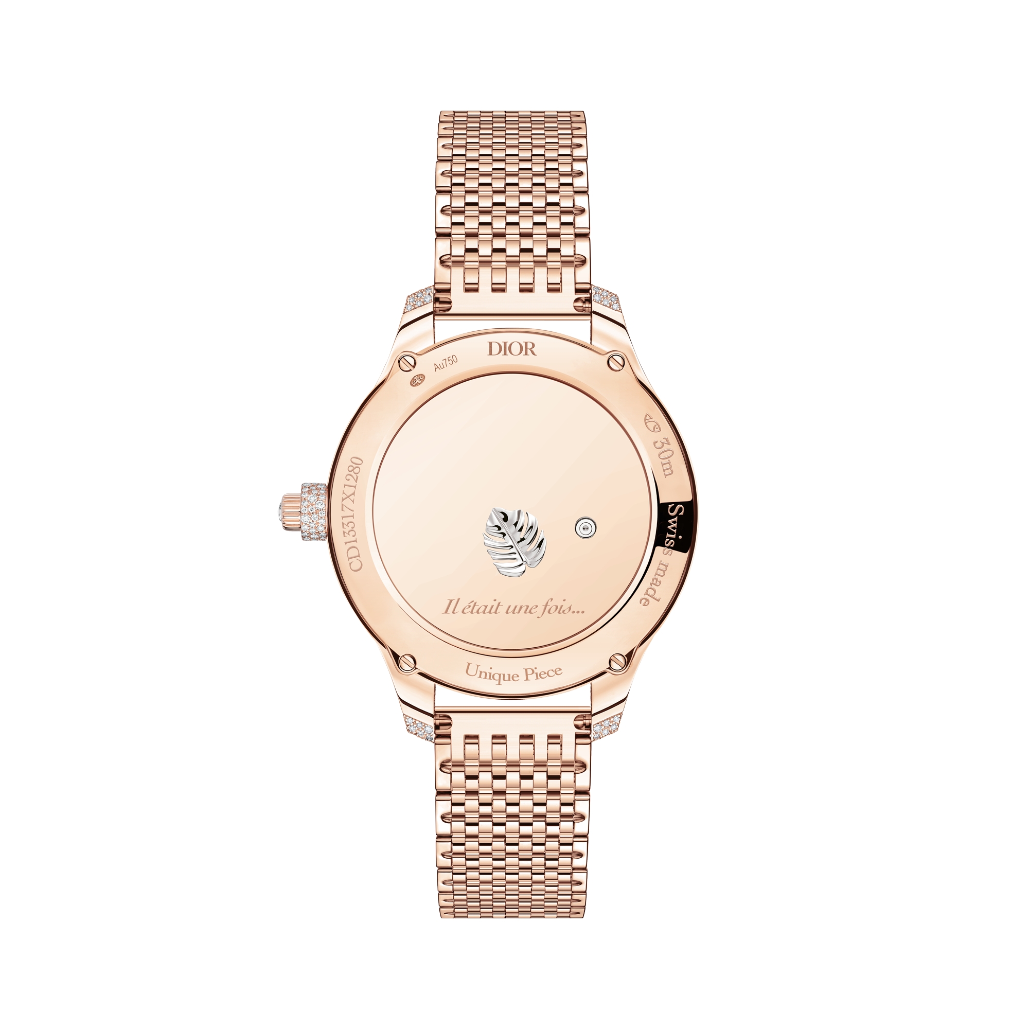 Dior Grand Soir Automate Jardin Rêvé N°6 Ø 38 MM, Pink Gold, Diamonds, Pink Sapphires, Blue Sapphires, Mother of Pearl, Feathers and Scarab E07
