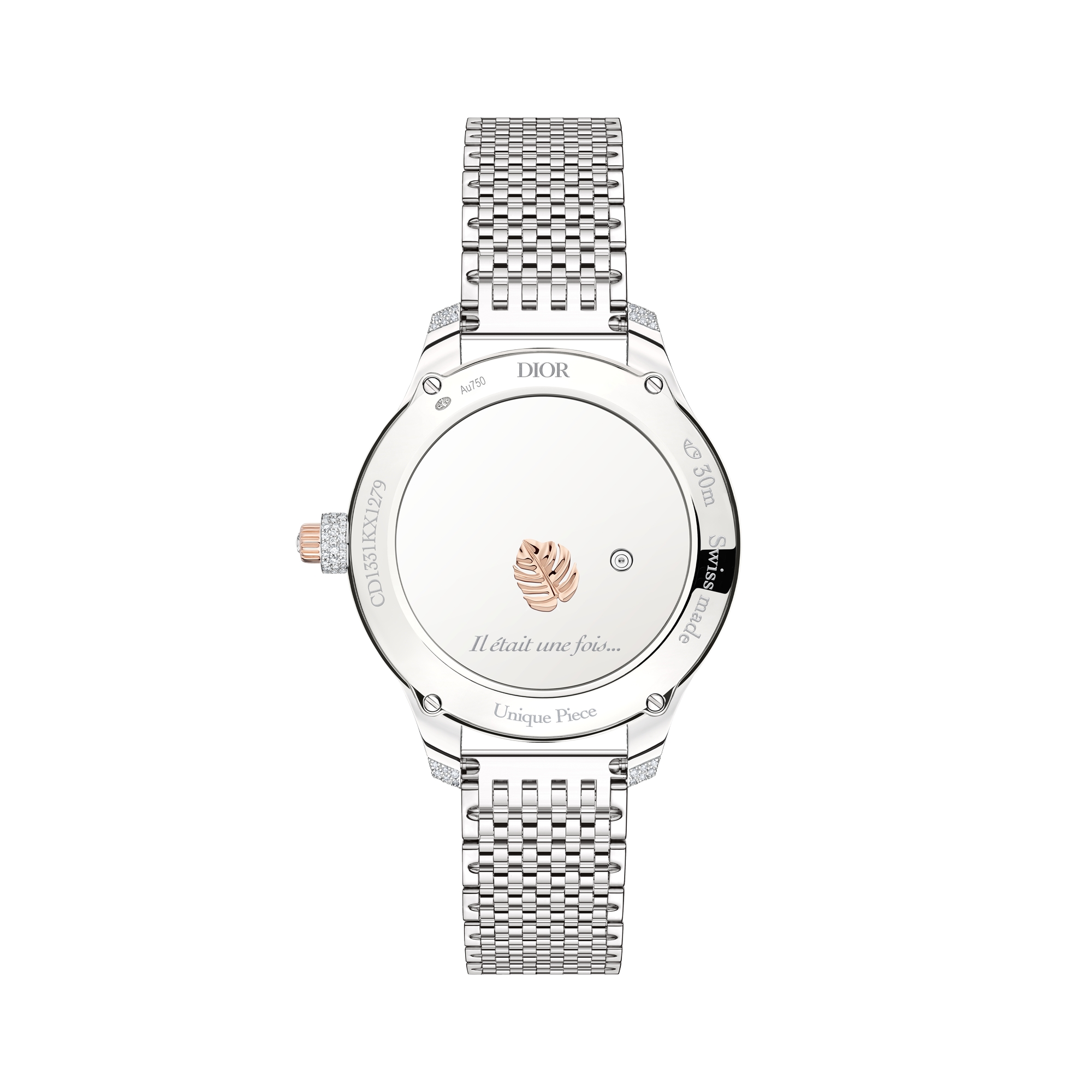 Dior Grand Soir Automate Jardin Rêvé N°5 Ø 38 mm, witgoud, roségoud, geelgoud, diamanten, parelmoer, veren en scarabee E07
