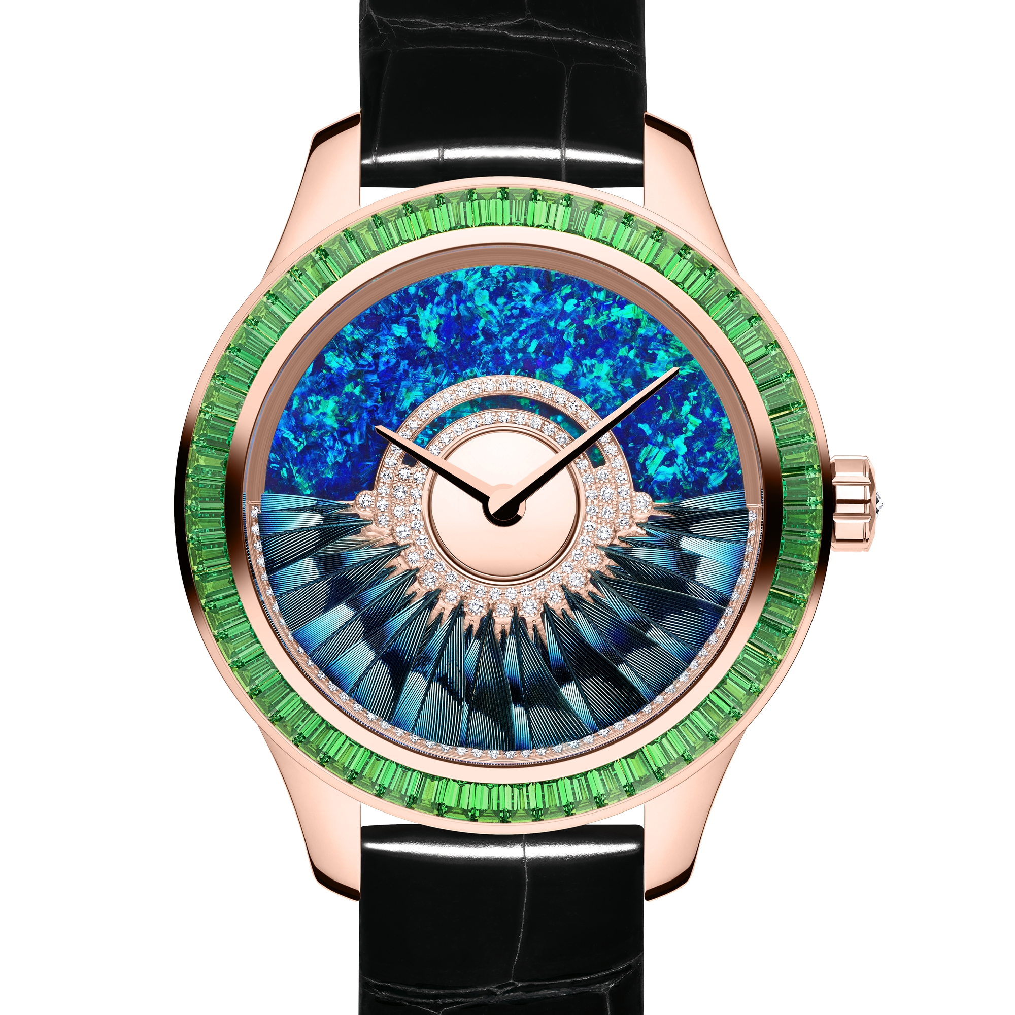 Dior Grand Bal Supernatural N°20 Ø 36 mm, Roségold, Diamanten und Opal, Automatikwerk E11