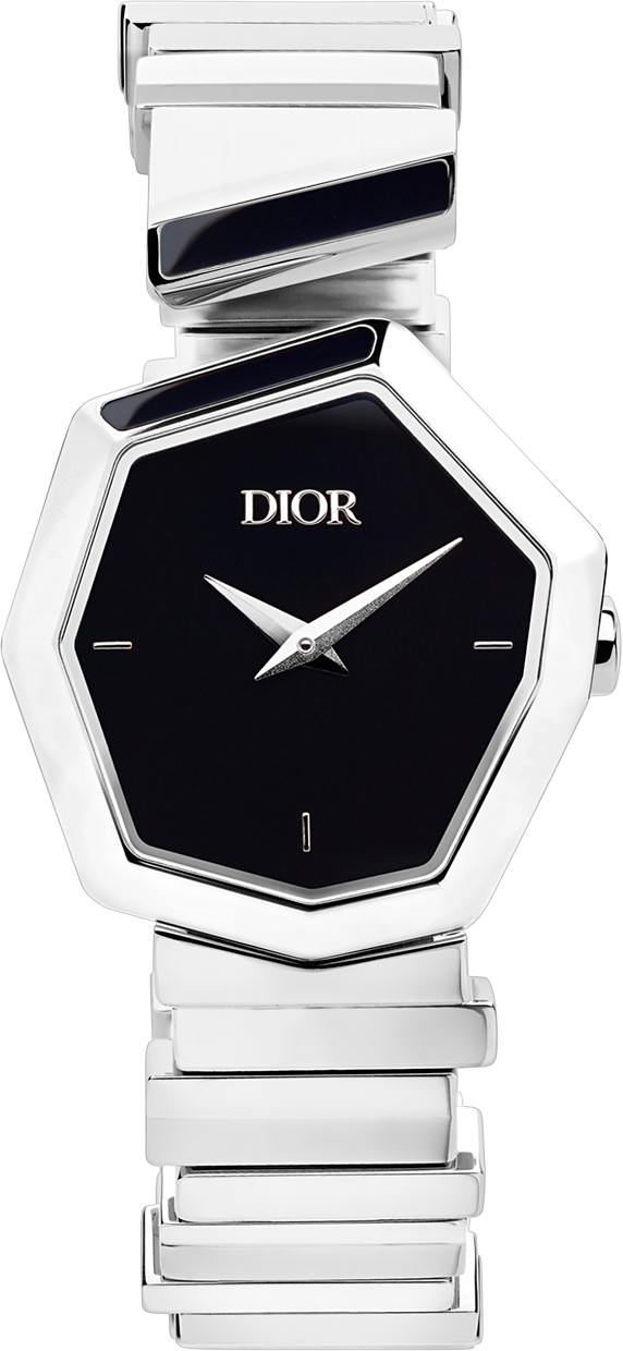 GEM DIOR O 27 mm 1 Steel Mother of Pearl and Diamonds DIOR