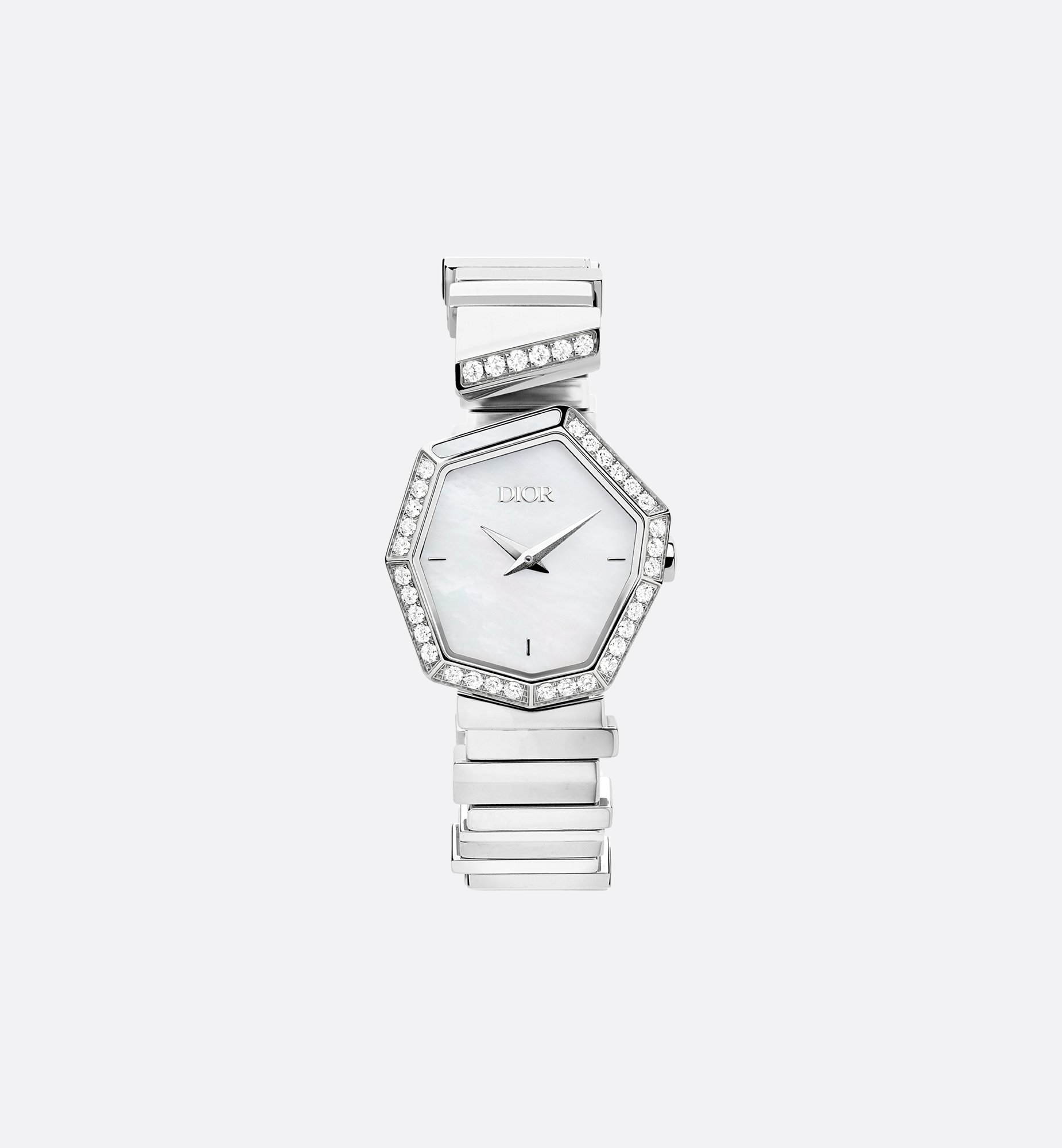 DIOR | La D My Dior 直径25mmケース スチール&ダイヤモンド DIOR | La D My Dior 直径25mmケース スチール&ダイヤモンド