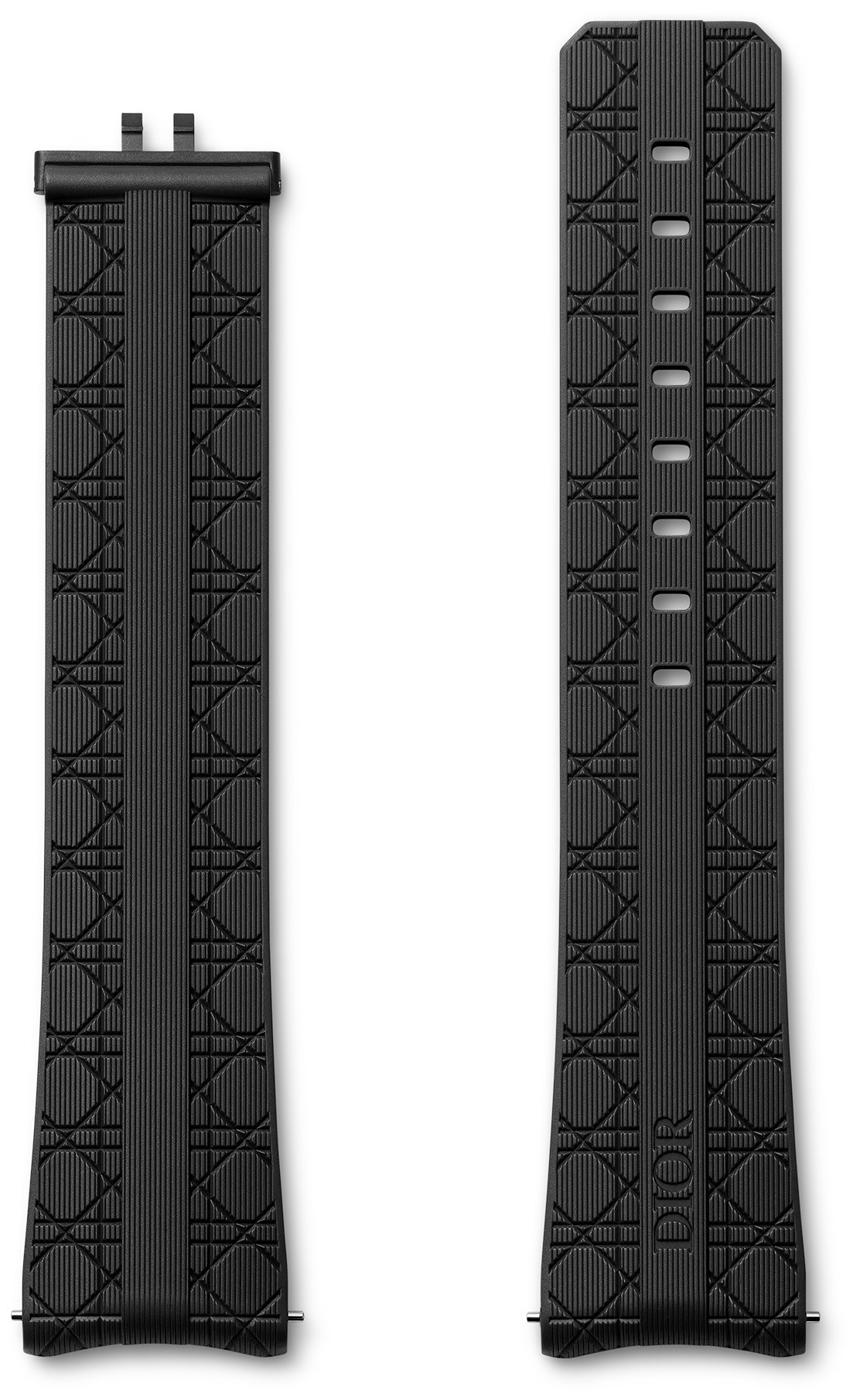 Ø 41 MM, Chiffre Rouge Watch Strap Profile view