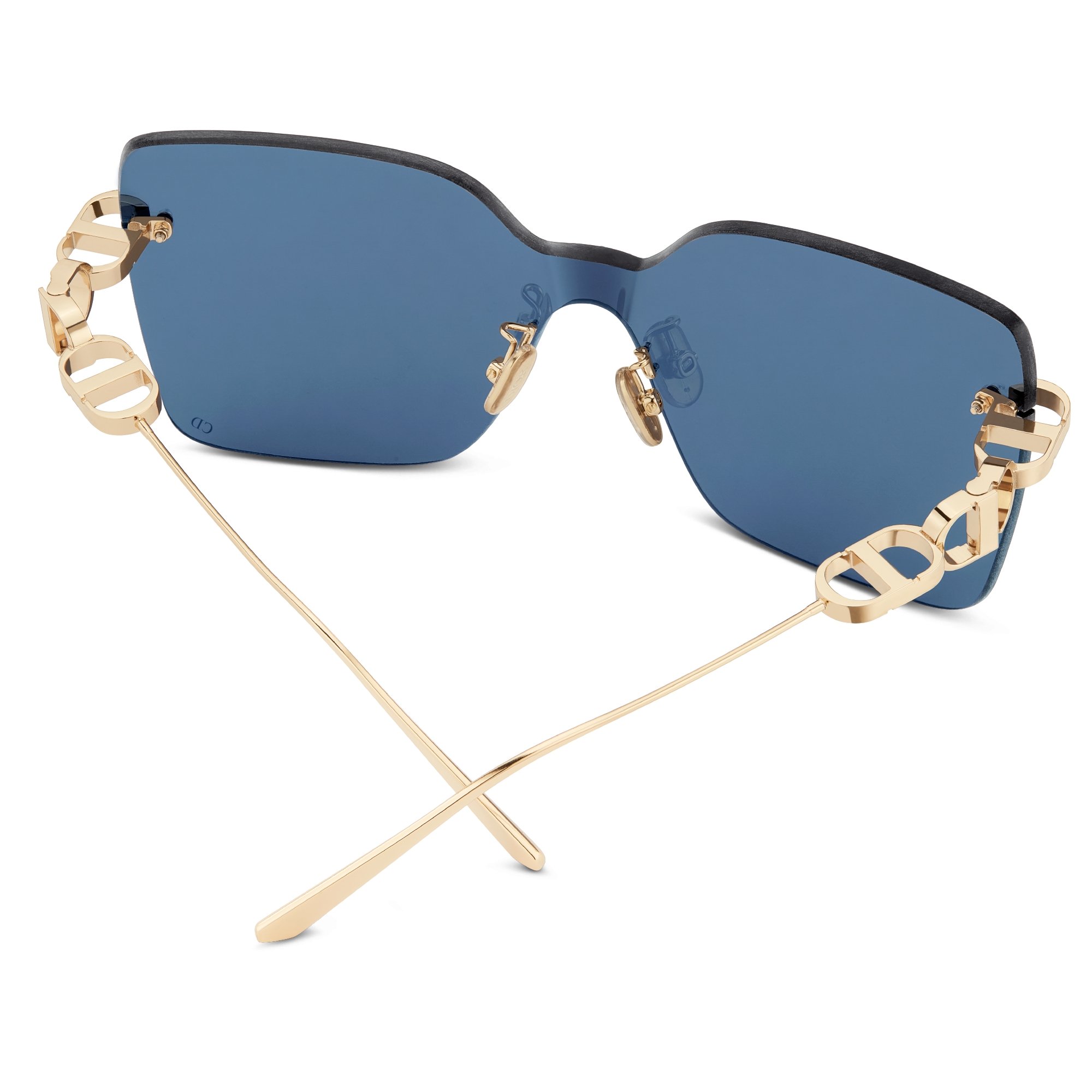 CD Chain M1U Blue Square Sunglasses E10