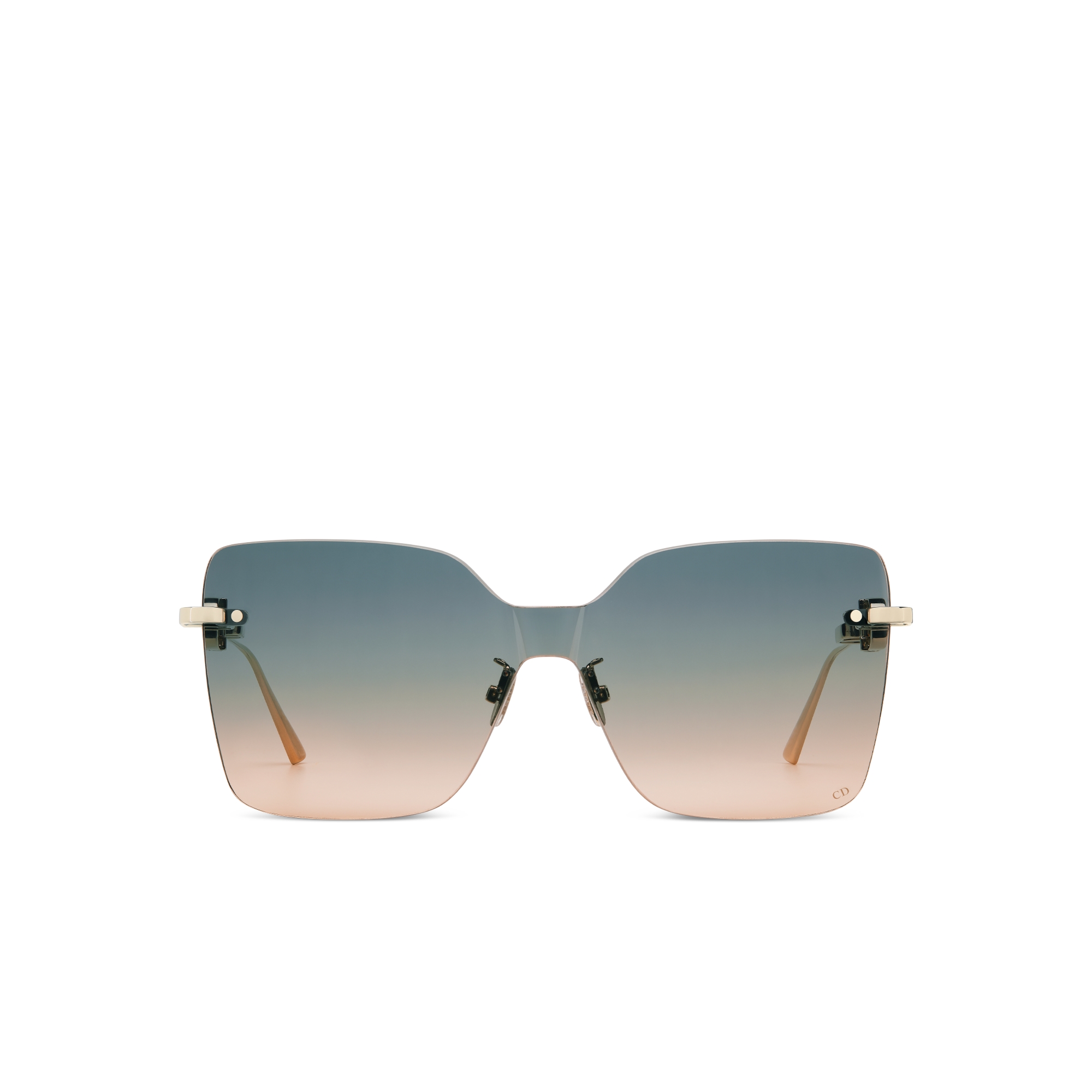 CD Chain M1U 선글라스 그라데이션 터콰이즈-앰버 스퀘어 E01