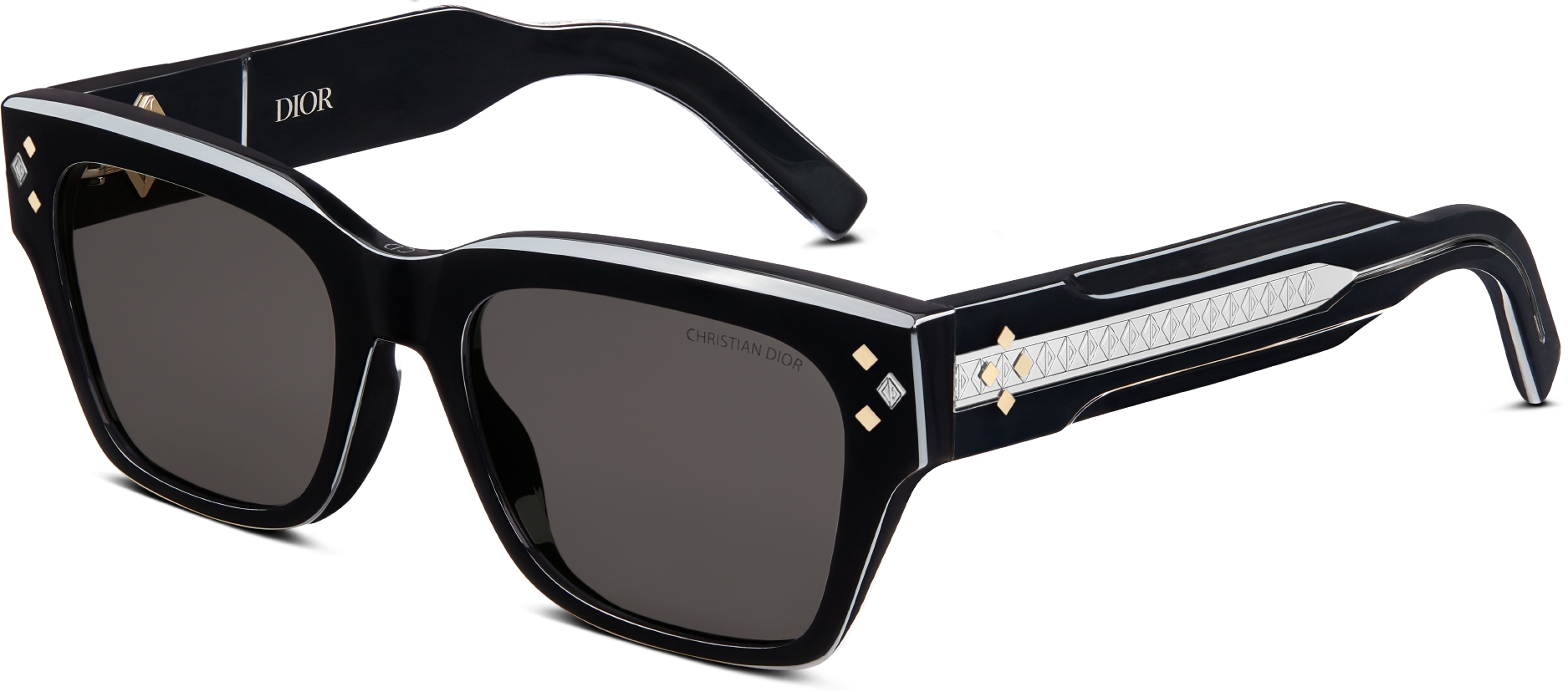 Dior sunglasses white frame best sale