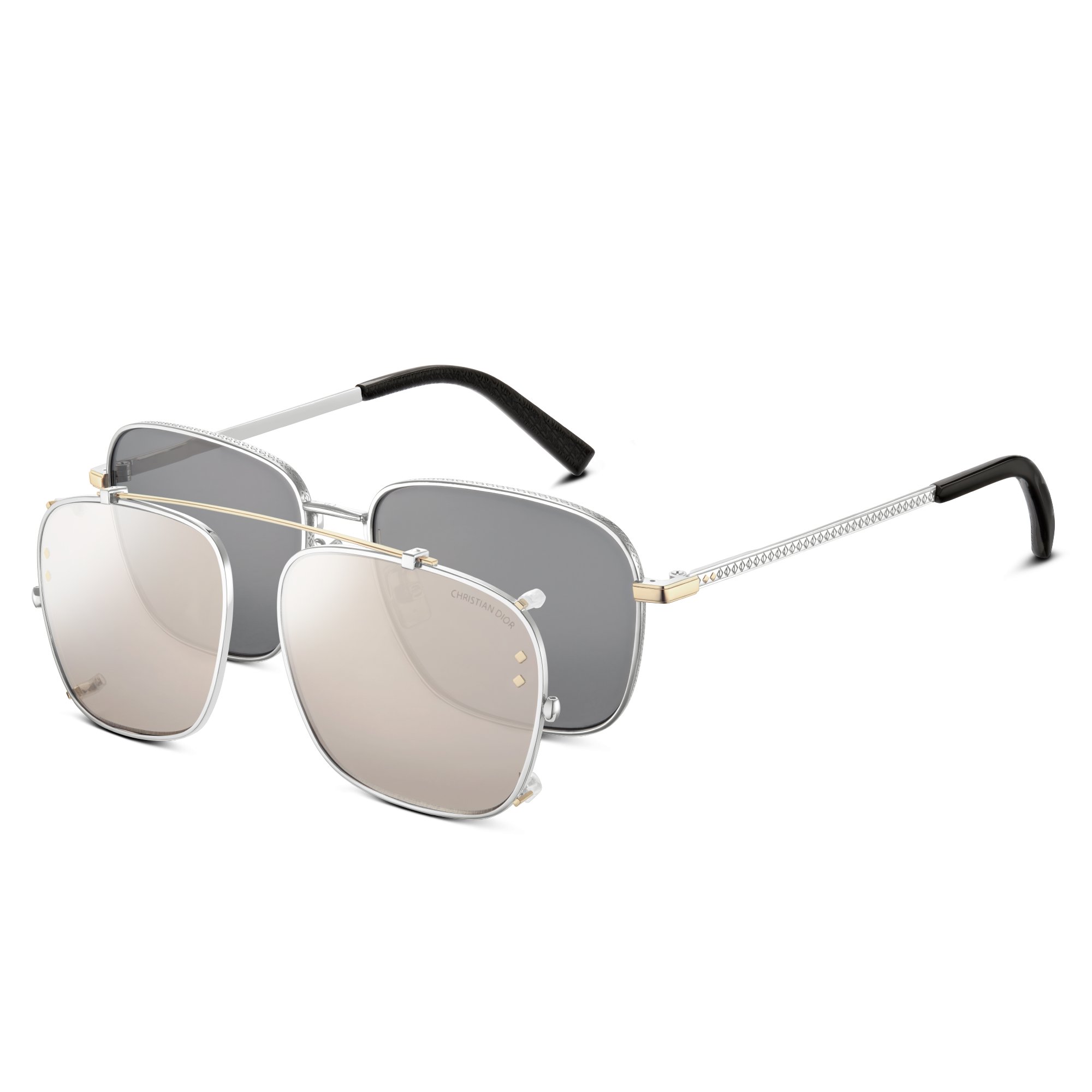 Dior clip on sunglasses top