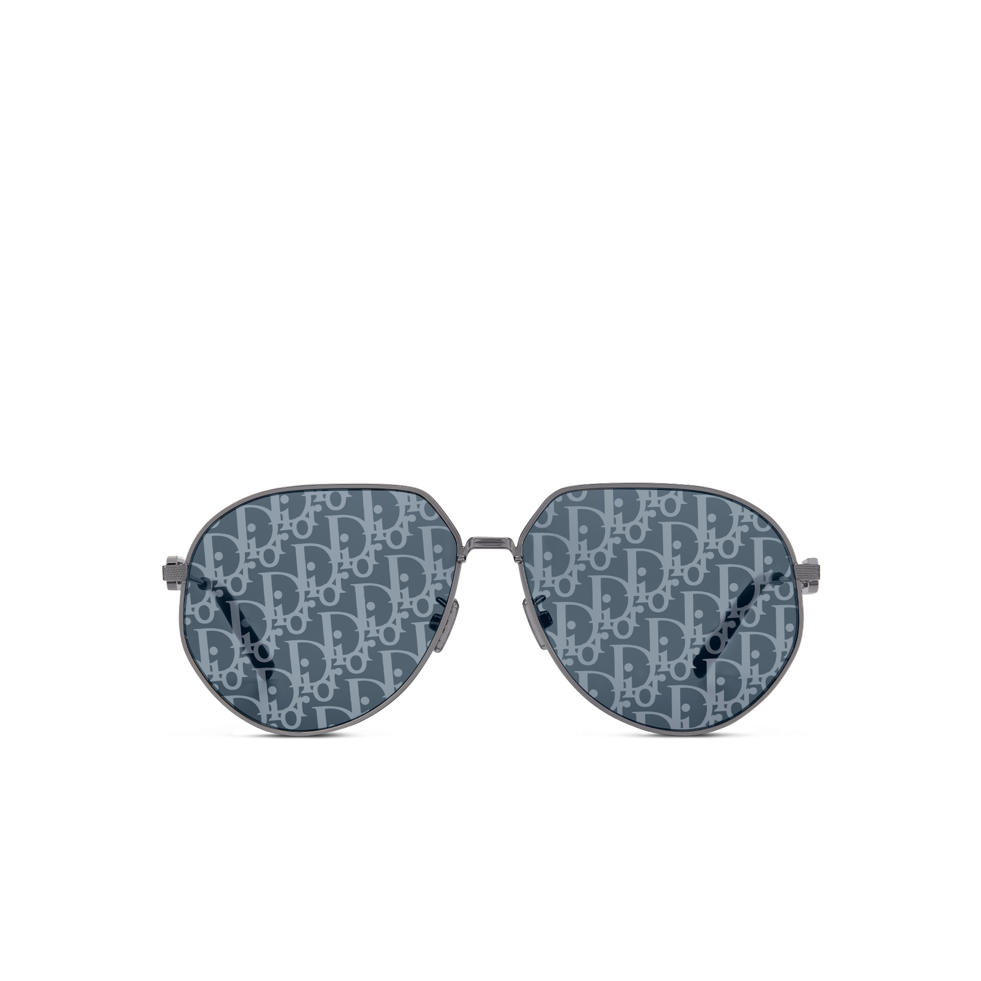 CD Link A1U แว่นกันแดดทรงไพล็อตลาย Dior Oblique สีน้ำเงิน E01