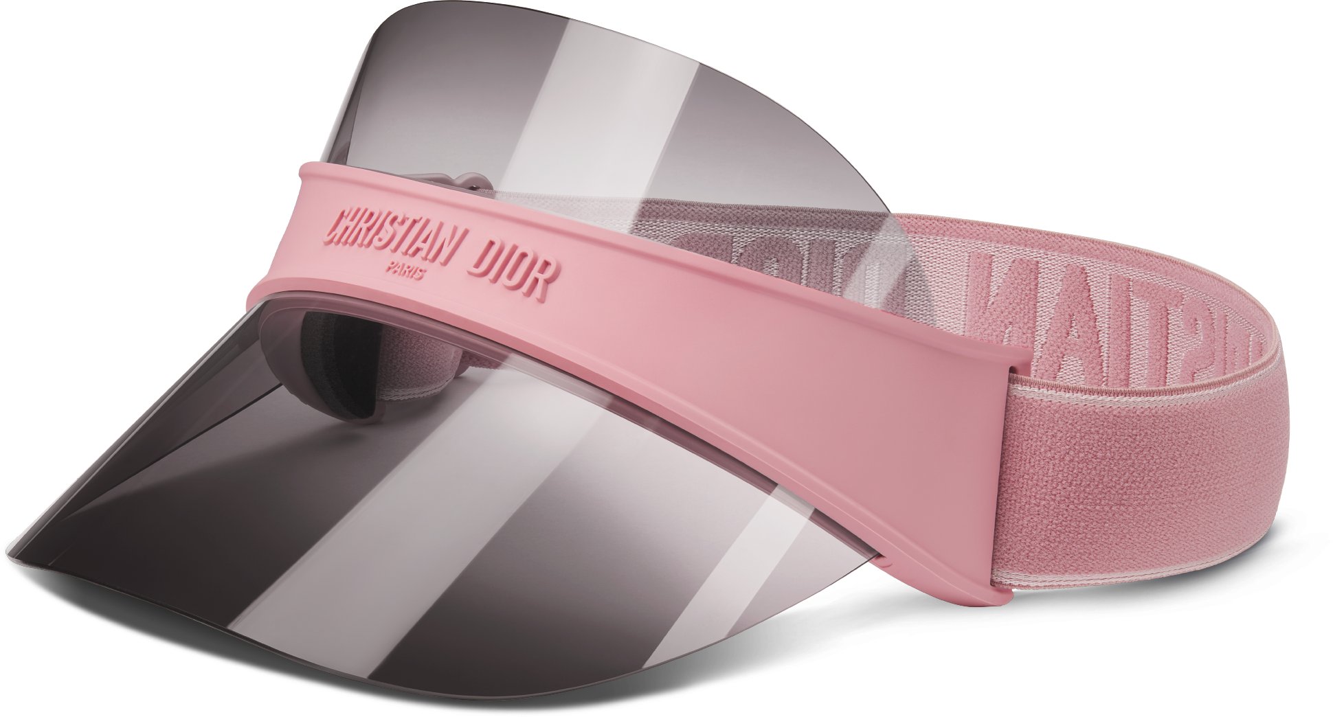 DiorClub V1U Visiera sfumata dal rosa al grigio DIOR