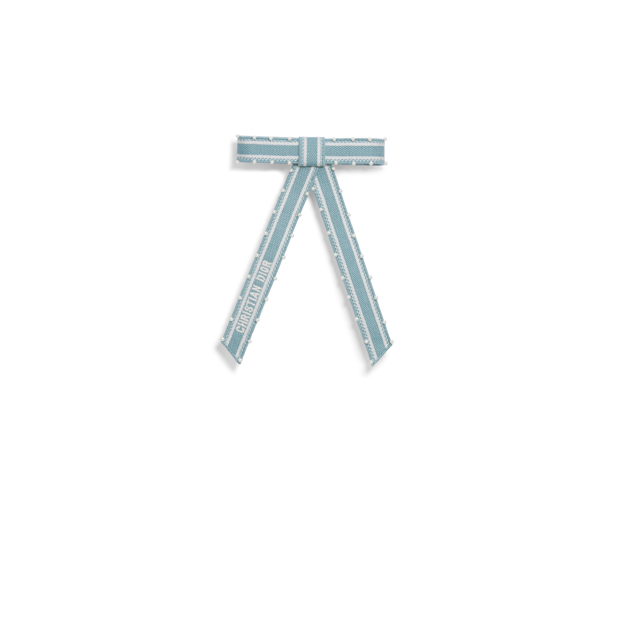 □ □ 47072☆年 定価8万 クリスチャンディオール リボンバレッタ