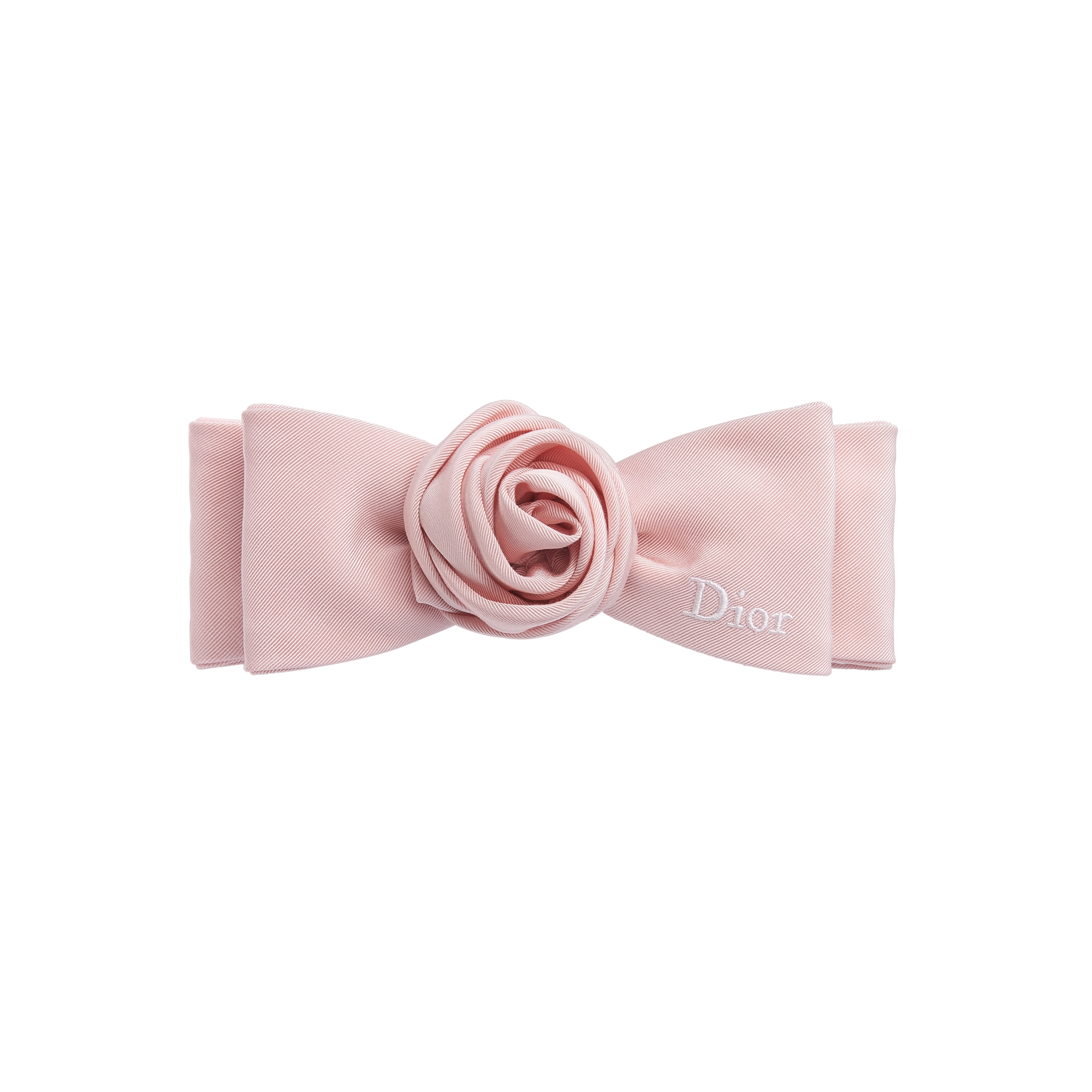 Mister Dior Barrette Rose Songe Grosgrain-Effect Technical Fabric E01