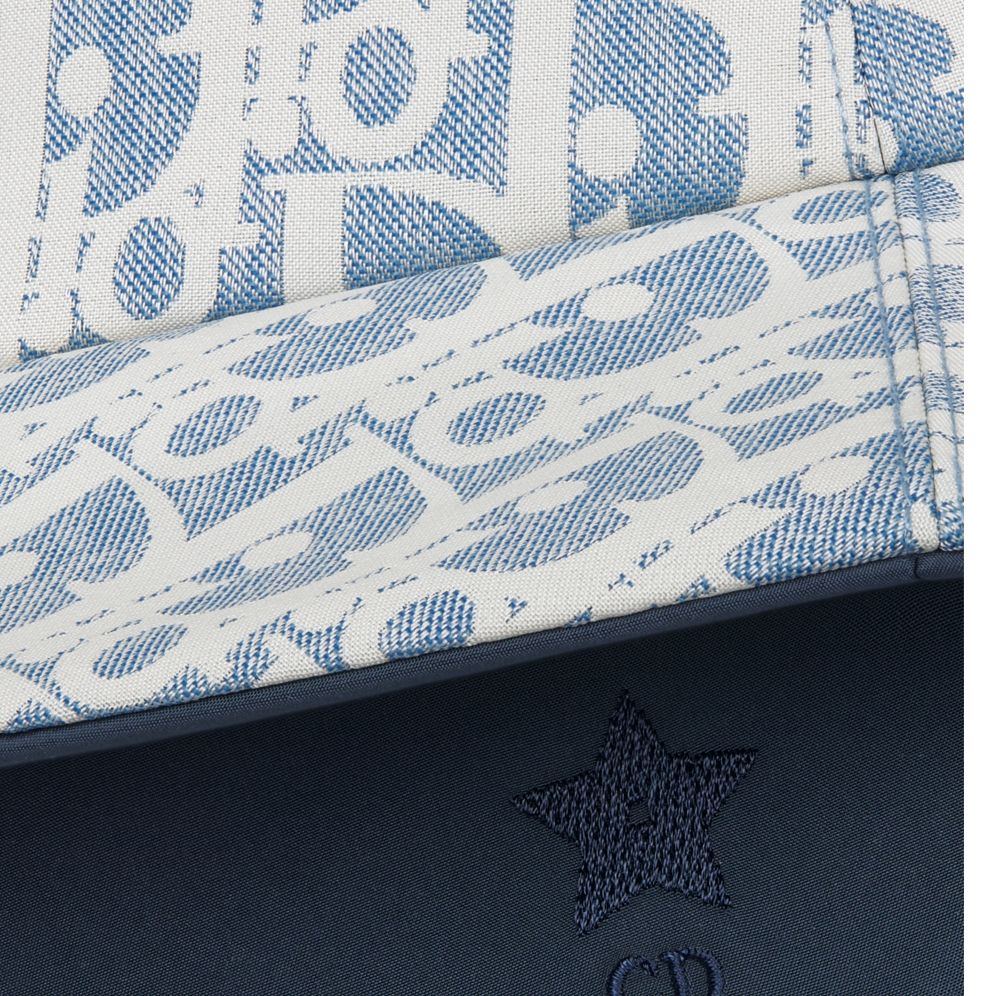 DiorAlps Teddy-D Small-Brim Bucket Hat with Earmuffs Chambray Blue Technical Fabric E09