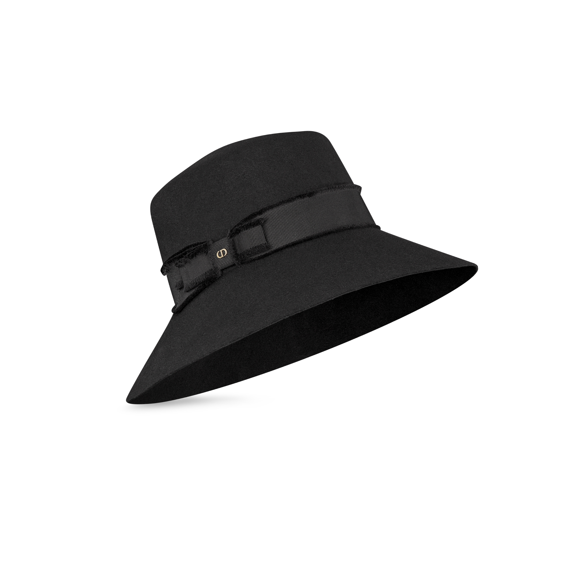 Bob Teddy-D Adiorable à long bord Feutre de lapin noir E03