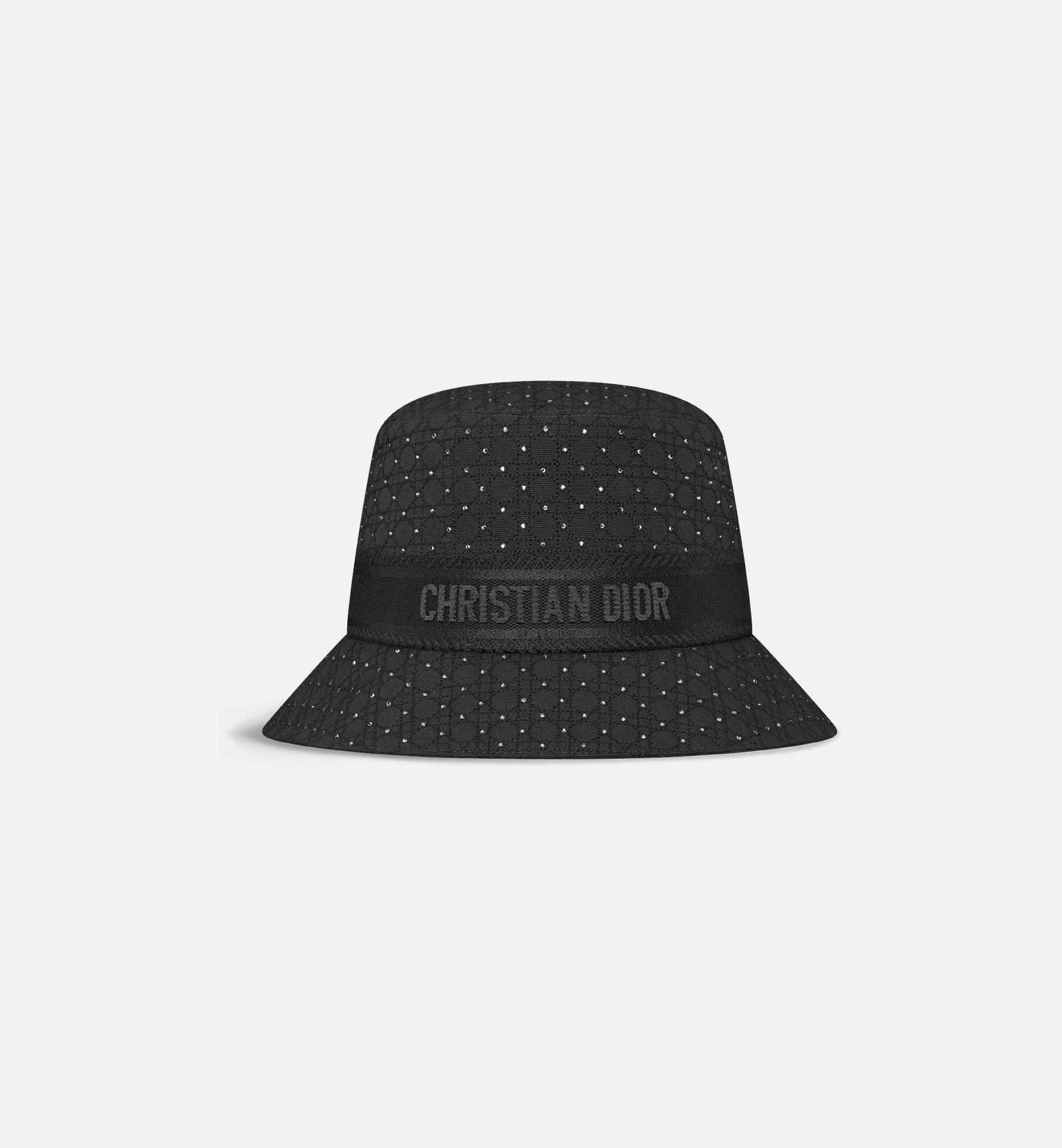D-Bobby Cannage Small Brim Bucket Hat Black Embroidered D-Bobby Cannage Small Brim Bucket Hat Black Embroidered