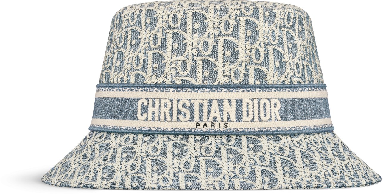 Cappello da pescatore D-Bobby Dior Oblique a tesa stretta aria_frontView aria_frontView