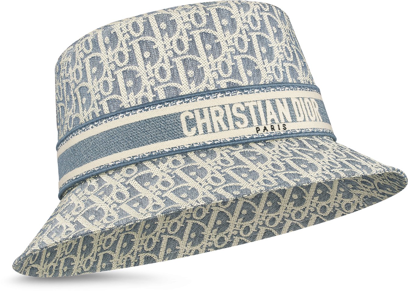 D-Bobby Dior Oblique Small Brim Bucket Hat aria_woman_viewcode_e01