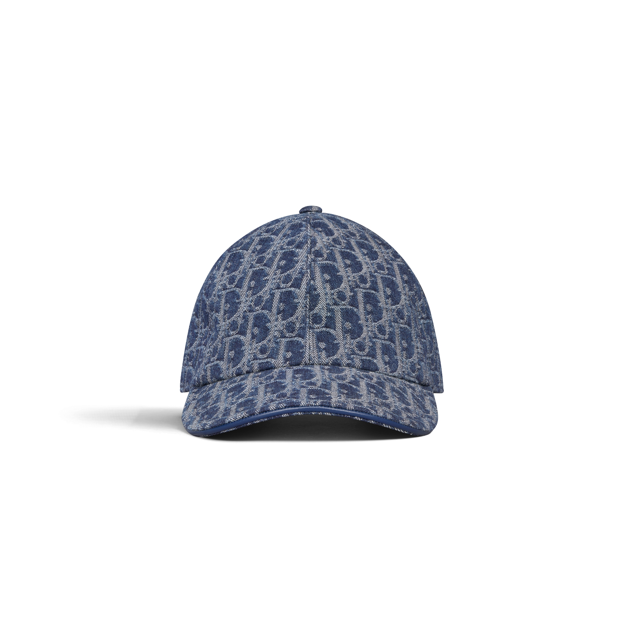 Dior Oblique D-Player Cap Blue Stonewashed Denim Jacquard E01