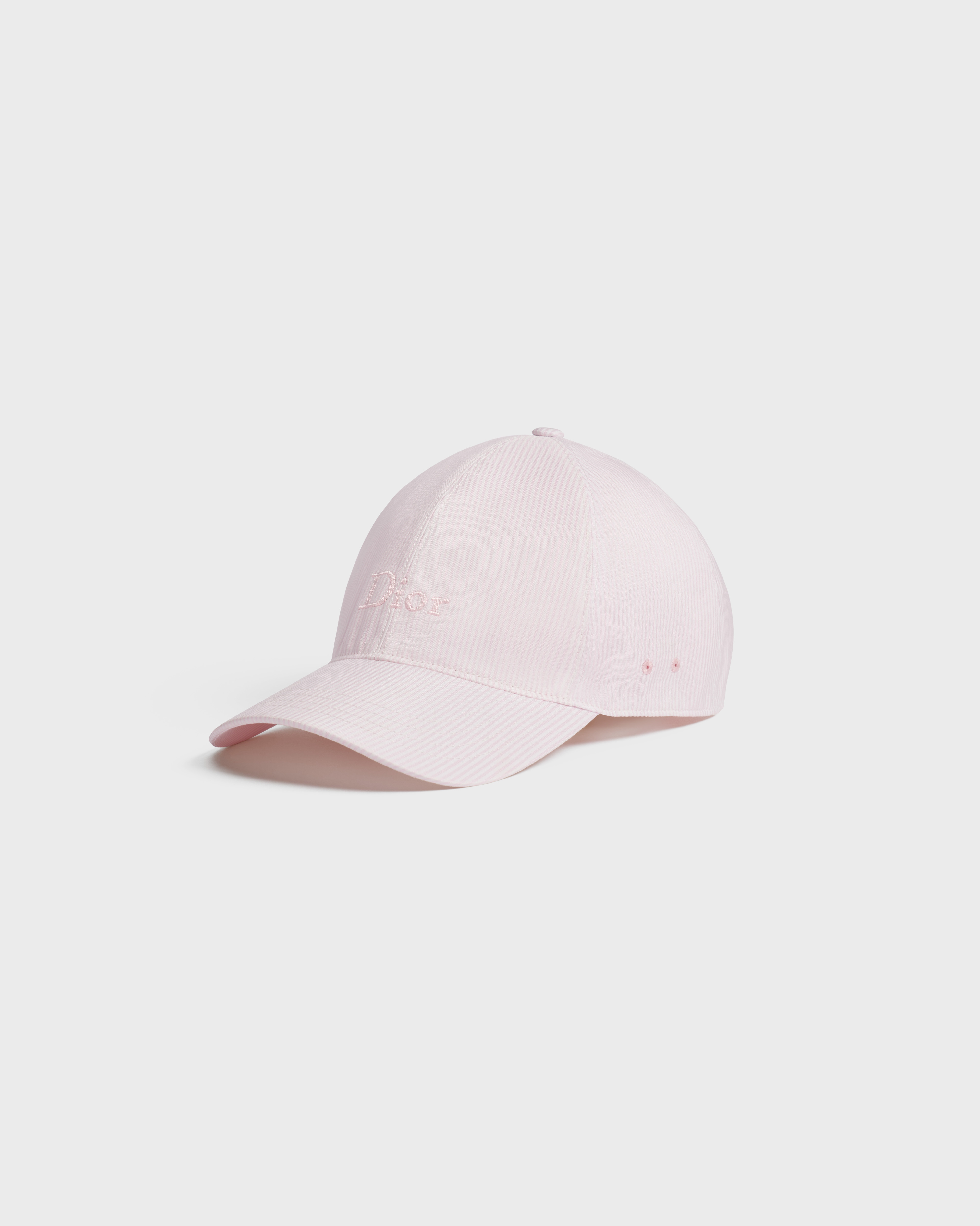 Dioriviera Marinière D-Player Cap Light Pink Silk and Cotton E03