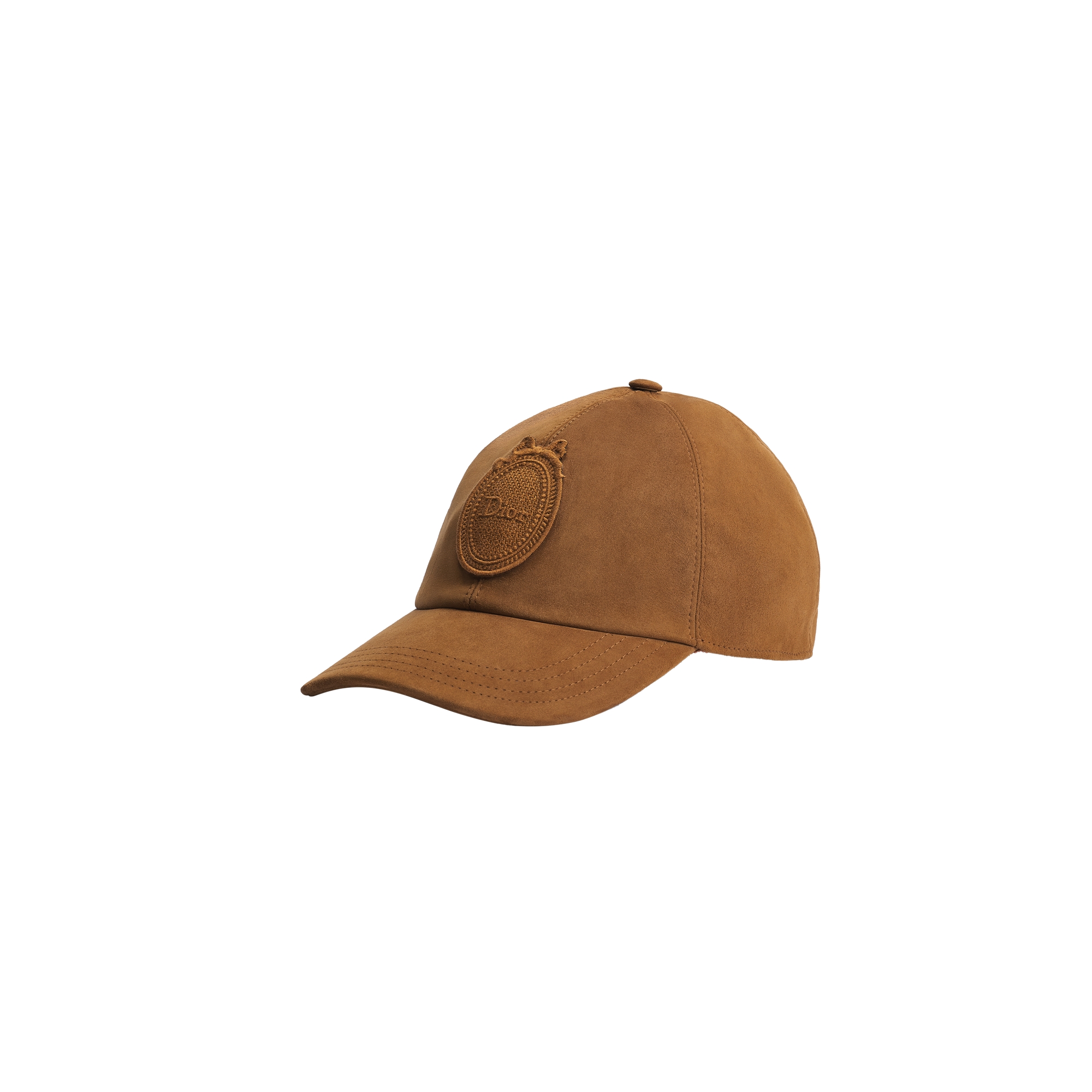 Dior Médaillon D-Player Cap Camel Suede Kidskin | DIOR US