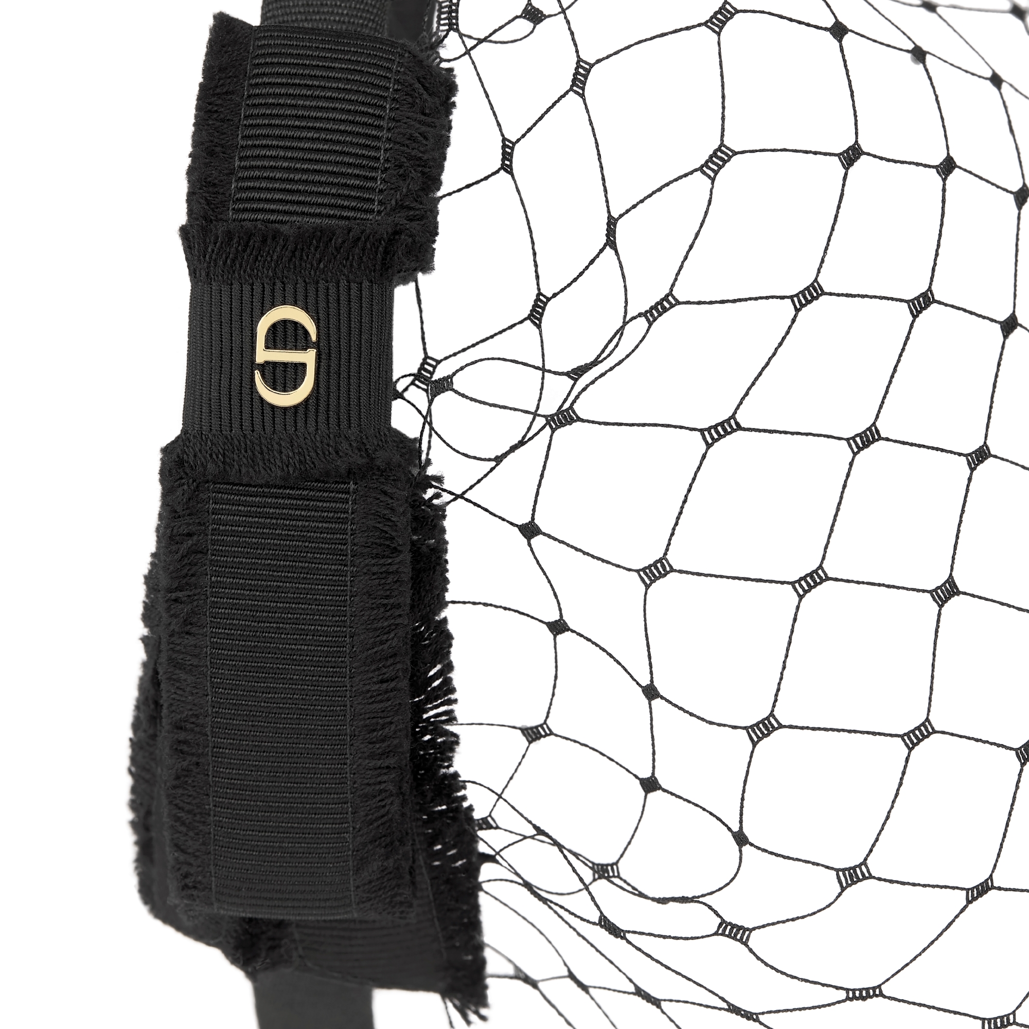 Schwarzer Mesh-Haarreif Mit Schleier Für Damen – Vintage-Stirnband Mit Strass-Verzierung Für Teeparty, Hochzeit & Mottoparty