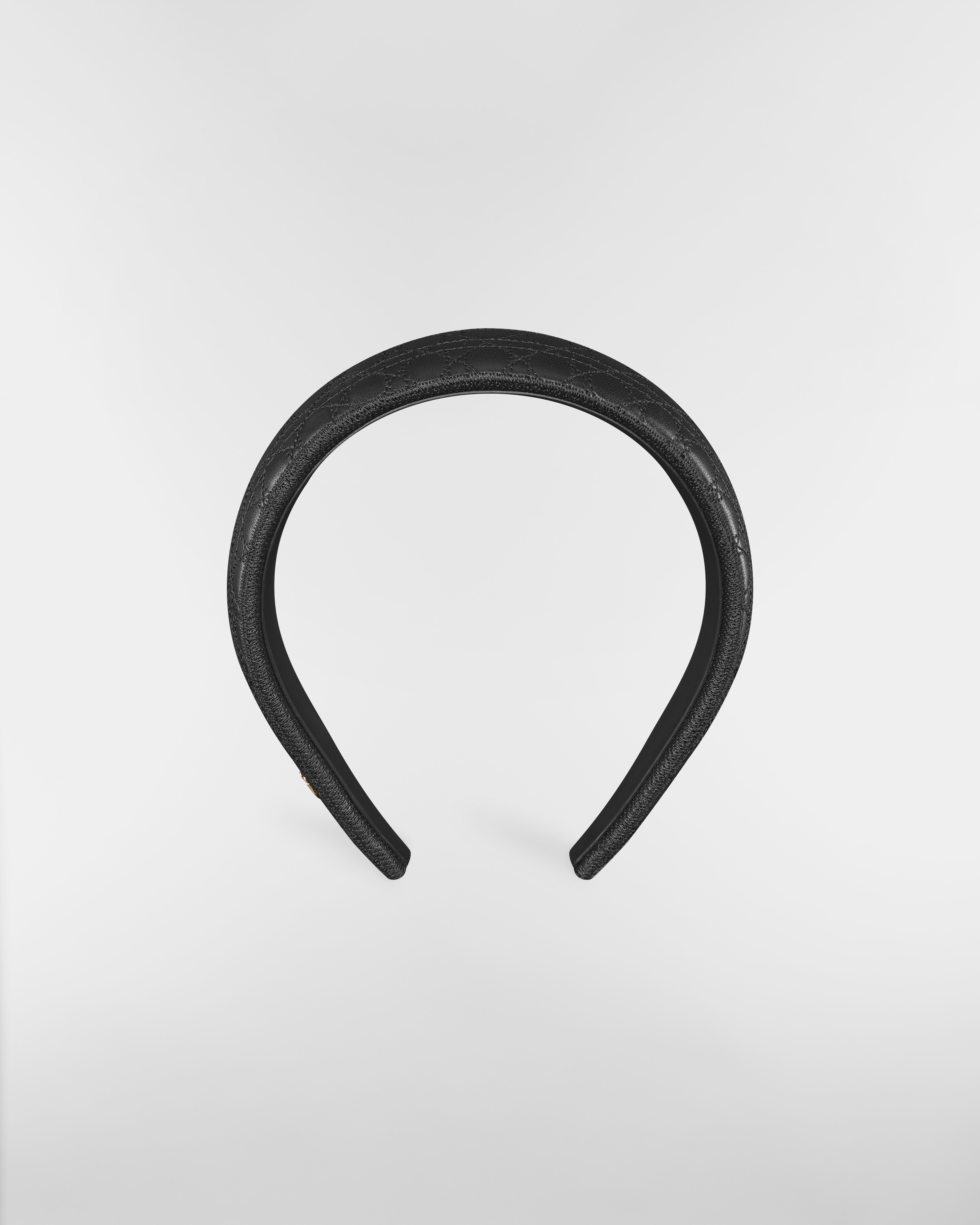 와이드 까나쥬 Dior Band 헤어밴드 블랙 양가죽 E01