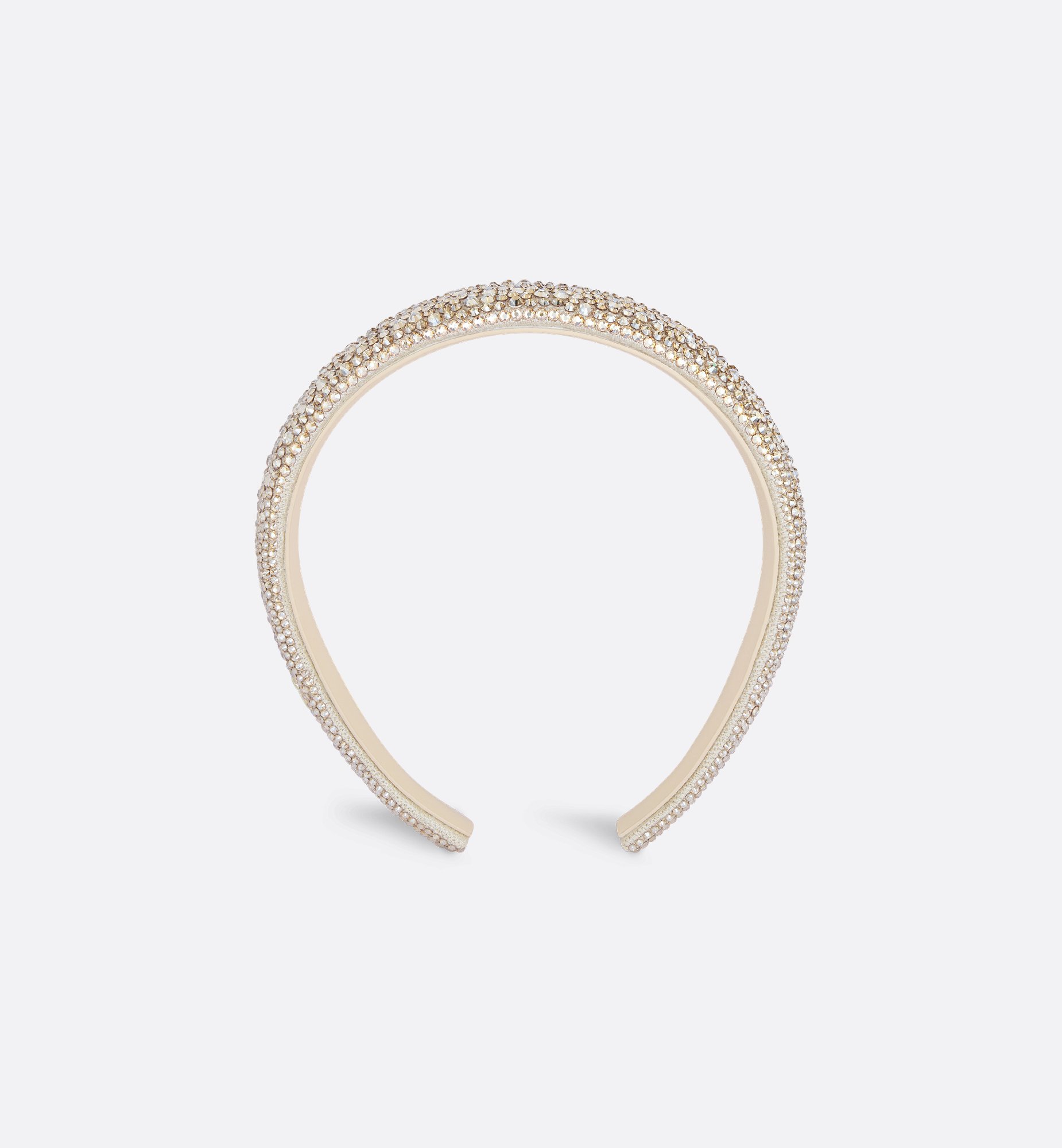 CD Navy Bracelet Gold-Finish Metal and Silver-Tone Crystals CD Navy Bracelet Gold-Finish Metal and Silver-Tone Crystals