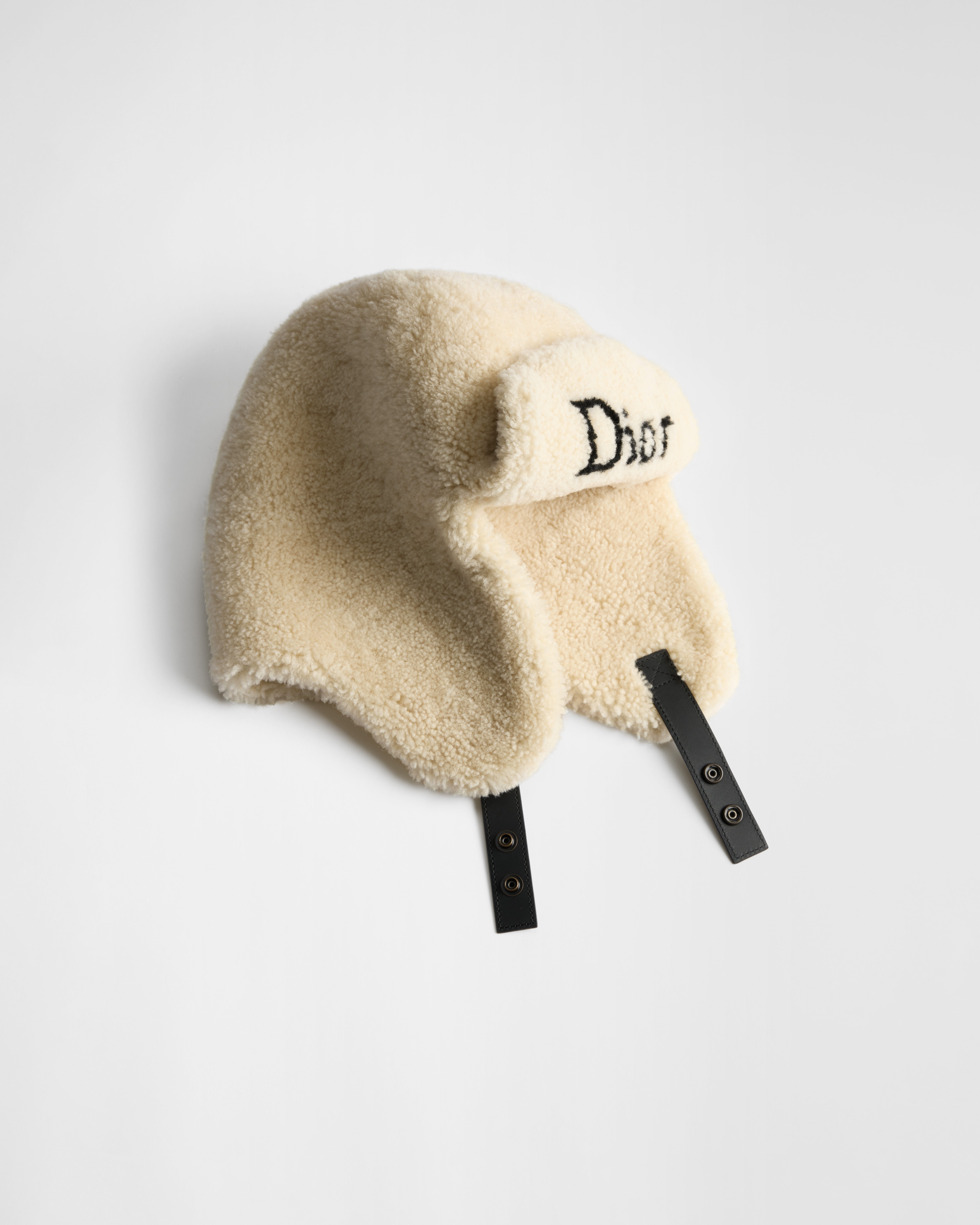 DiorAlps D-Frost Shapka White Sheepskin Shearling | DIOR IN