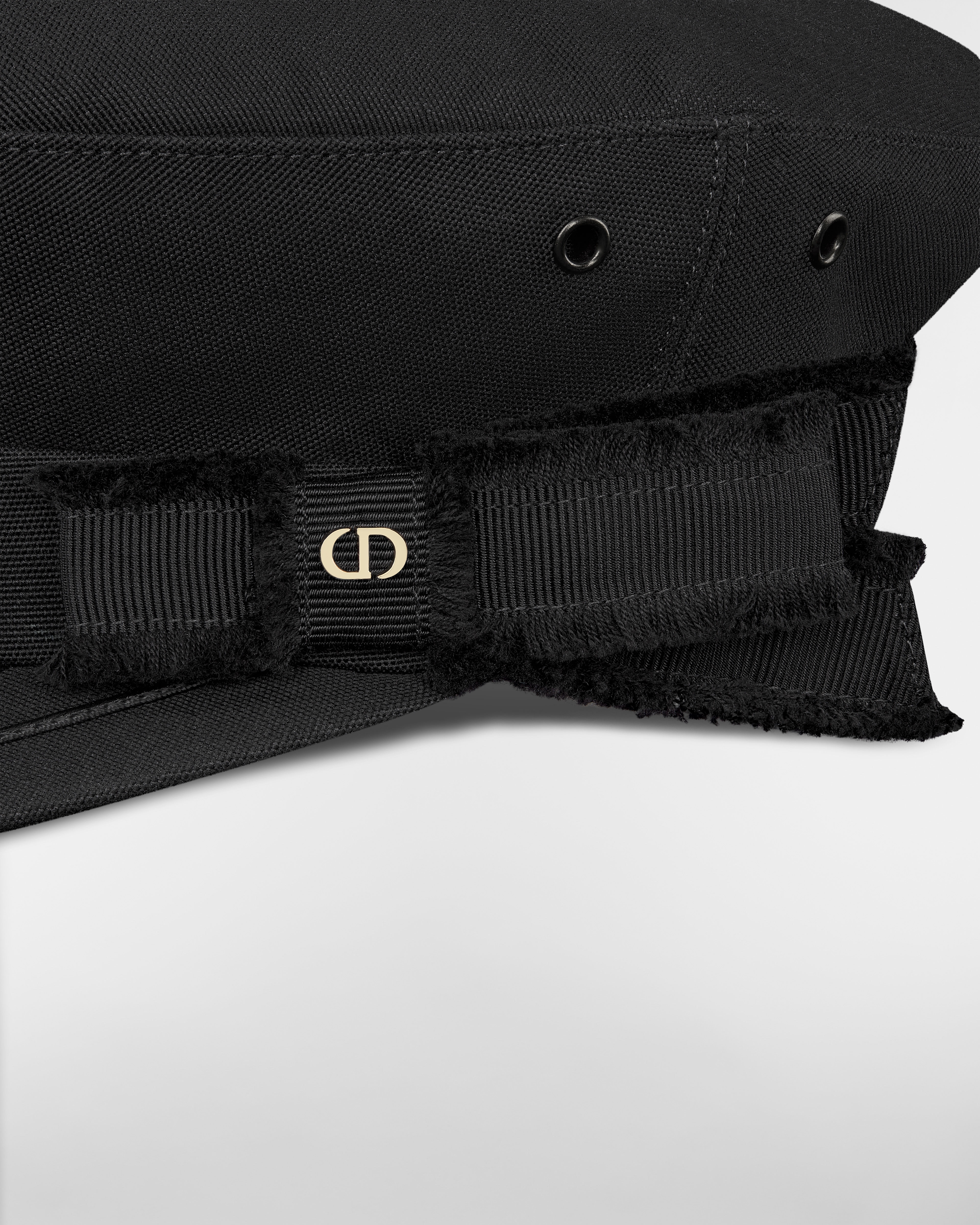 Adiorable Dior Travel Cap Black Cotton E09