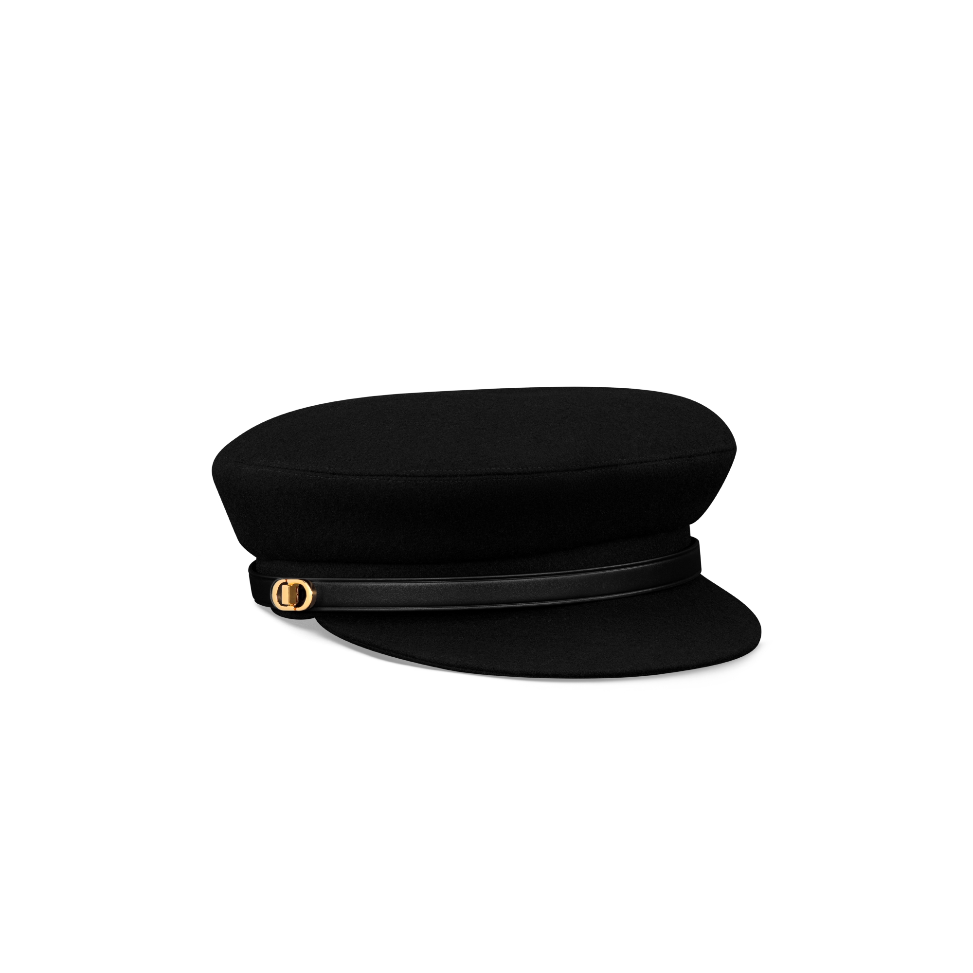 Dior Travel Cap Black Wool Felt | DIOR