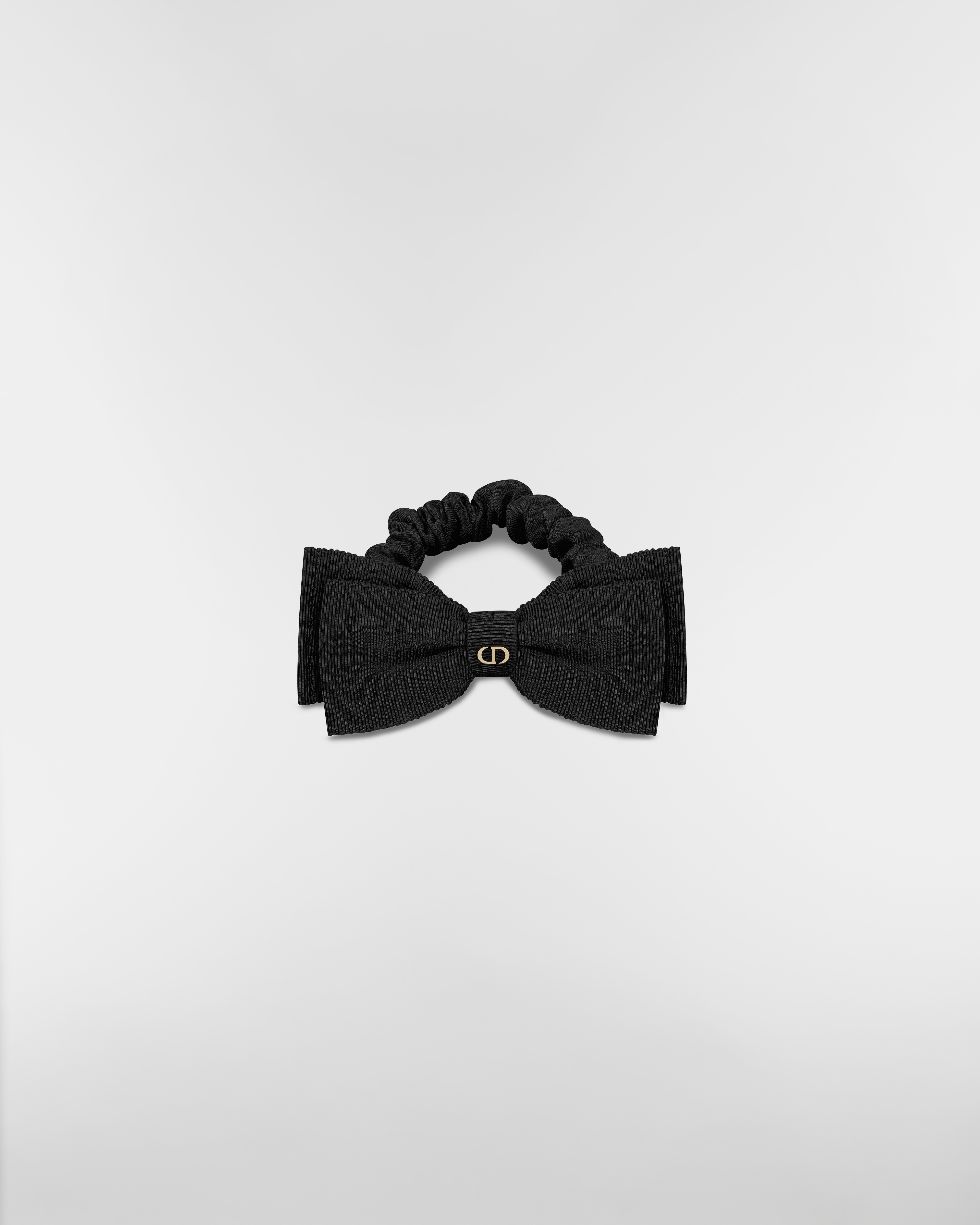 Élastique à cheveux Dior Sweet Gros-grain stretch noir E01