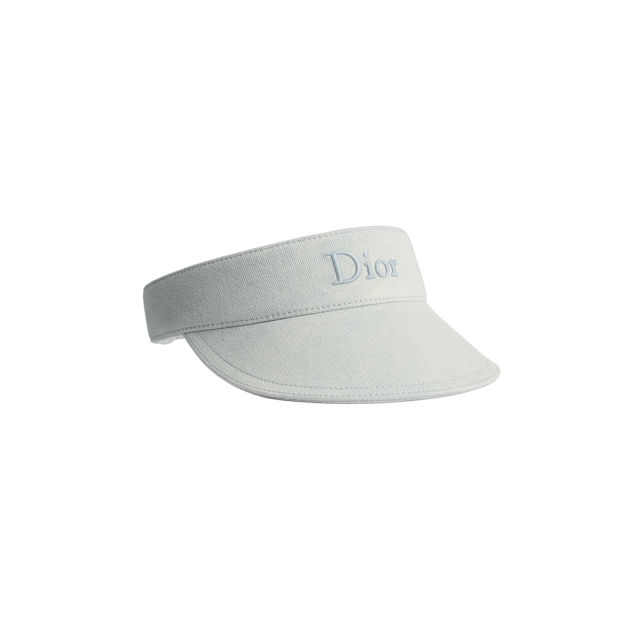 Dioriviera D-Smash Visor Light Blue Cotton Denim E03