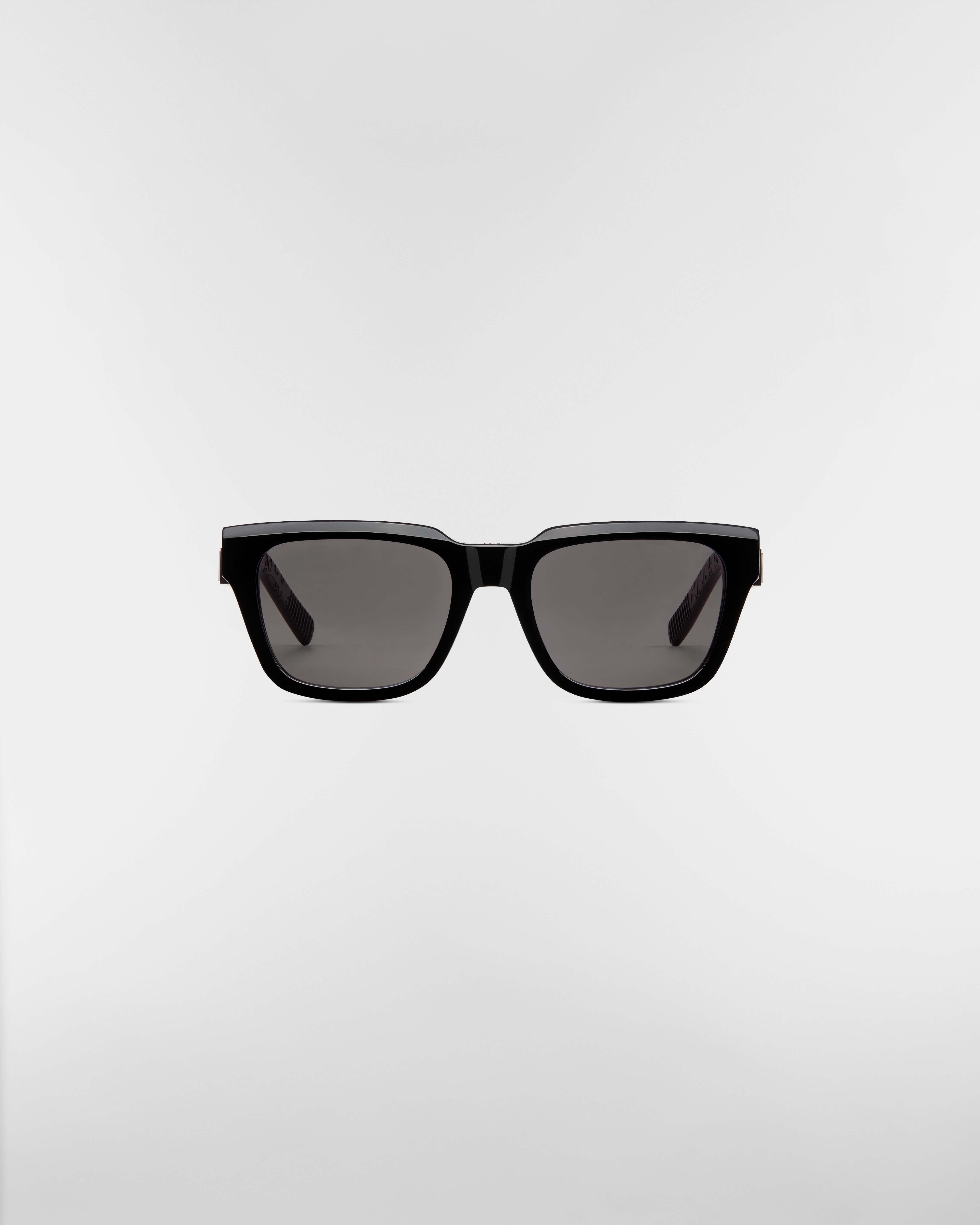 DiorB23 S1I Black Rectangular Sunglasses E01