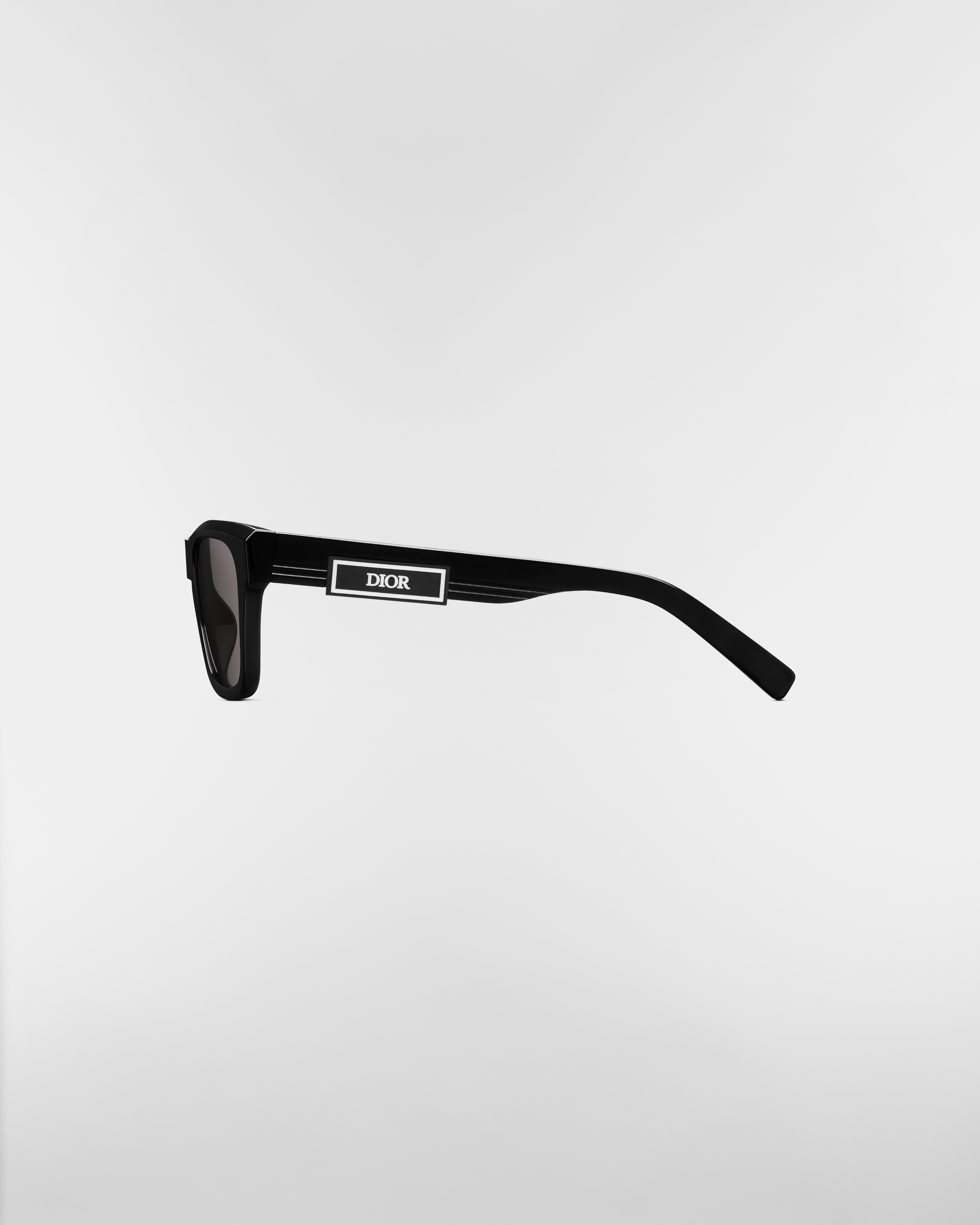 DiorB23 S1I Black Rectangular Sunglasses E02