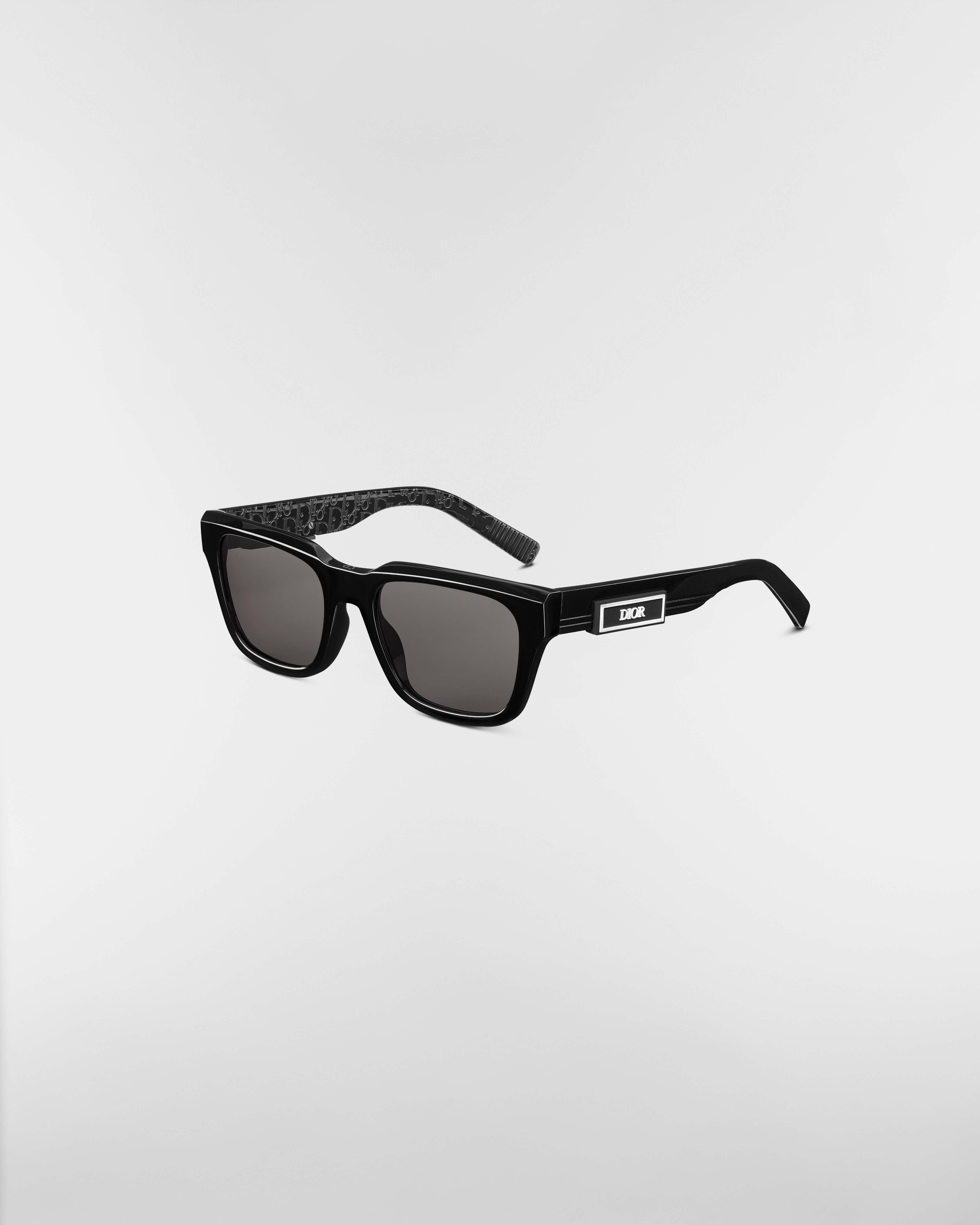 DiorB23 S1I Black Rectangular Sunglasses E03