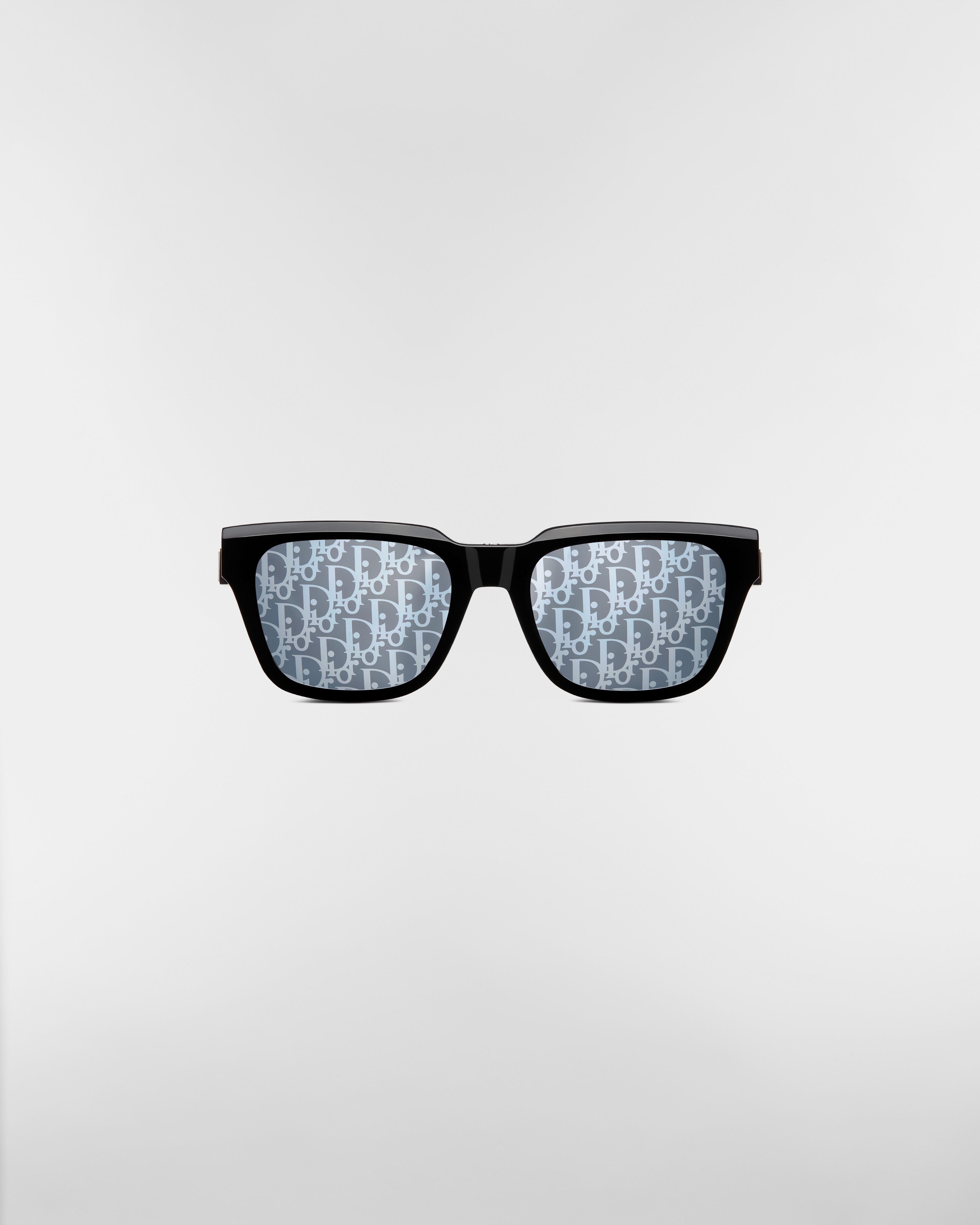 DiorB23 S1I Black Rectangular Sunglasses E01