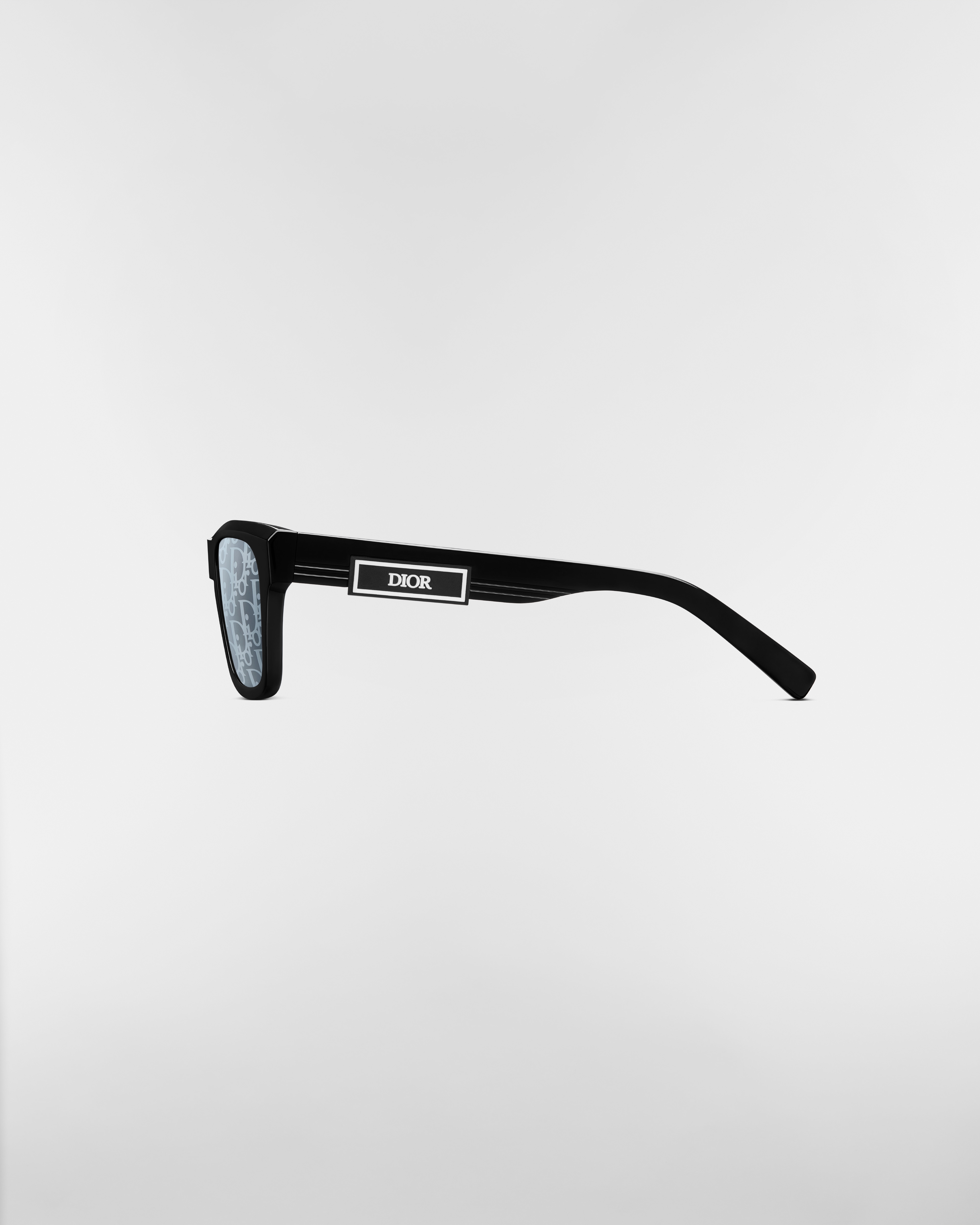 DiorB23 S1I Black Rectangular Sunglasses E02