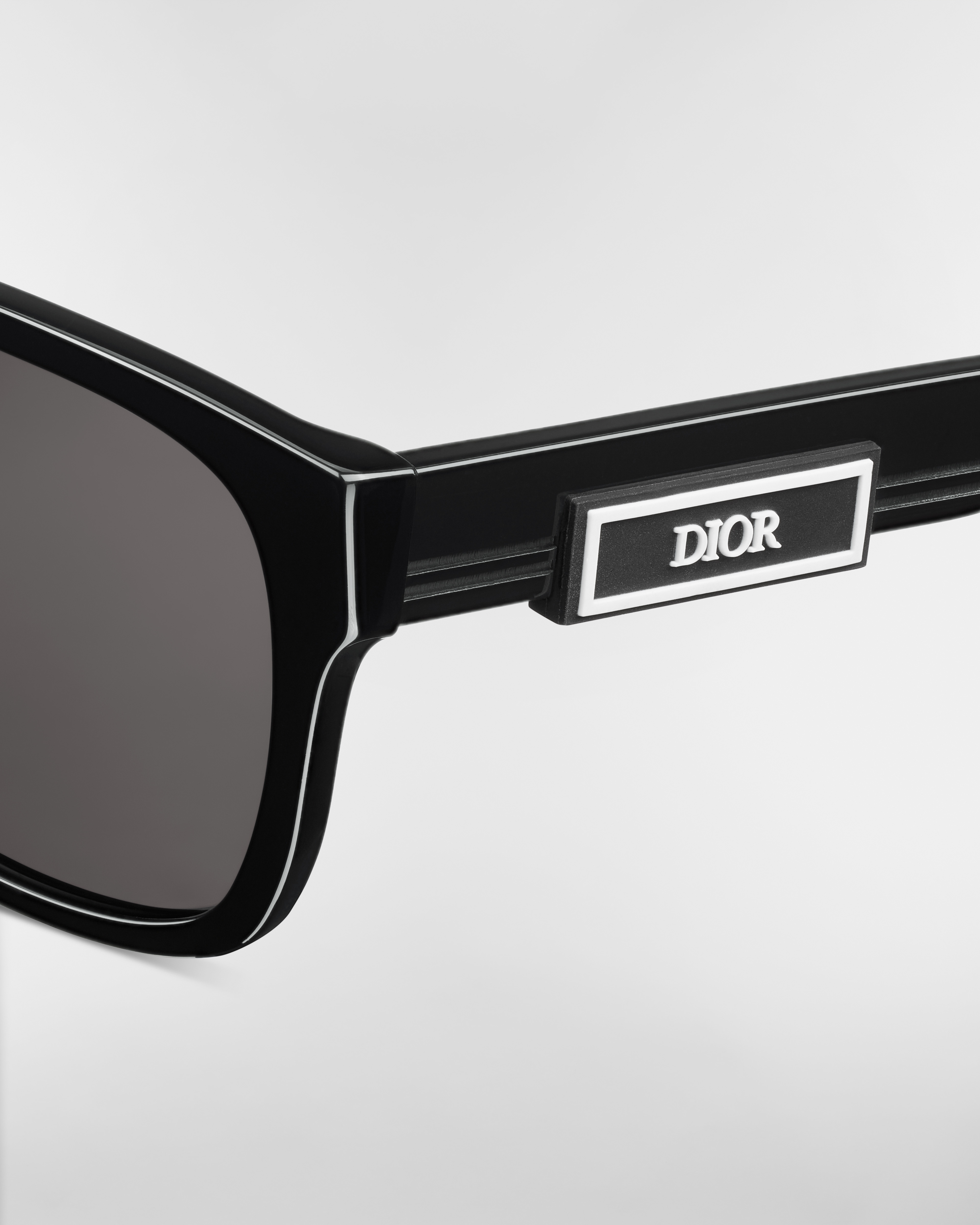 DiorB23 S2F Black Rectangular Sunglasses E09