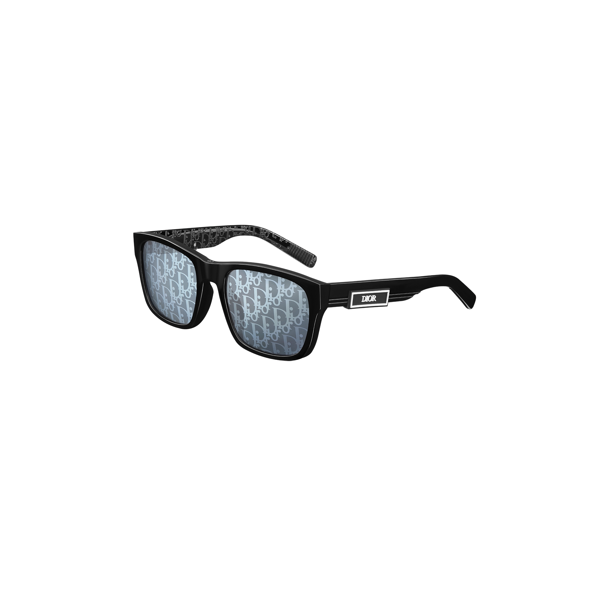 DiorB23 S2F Black Rectangular Sunglasses E03