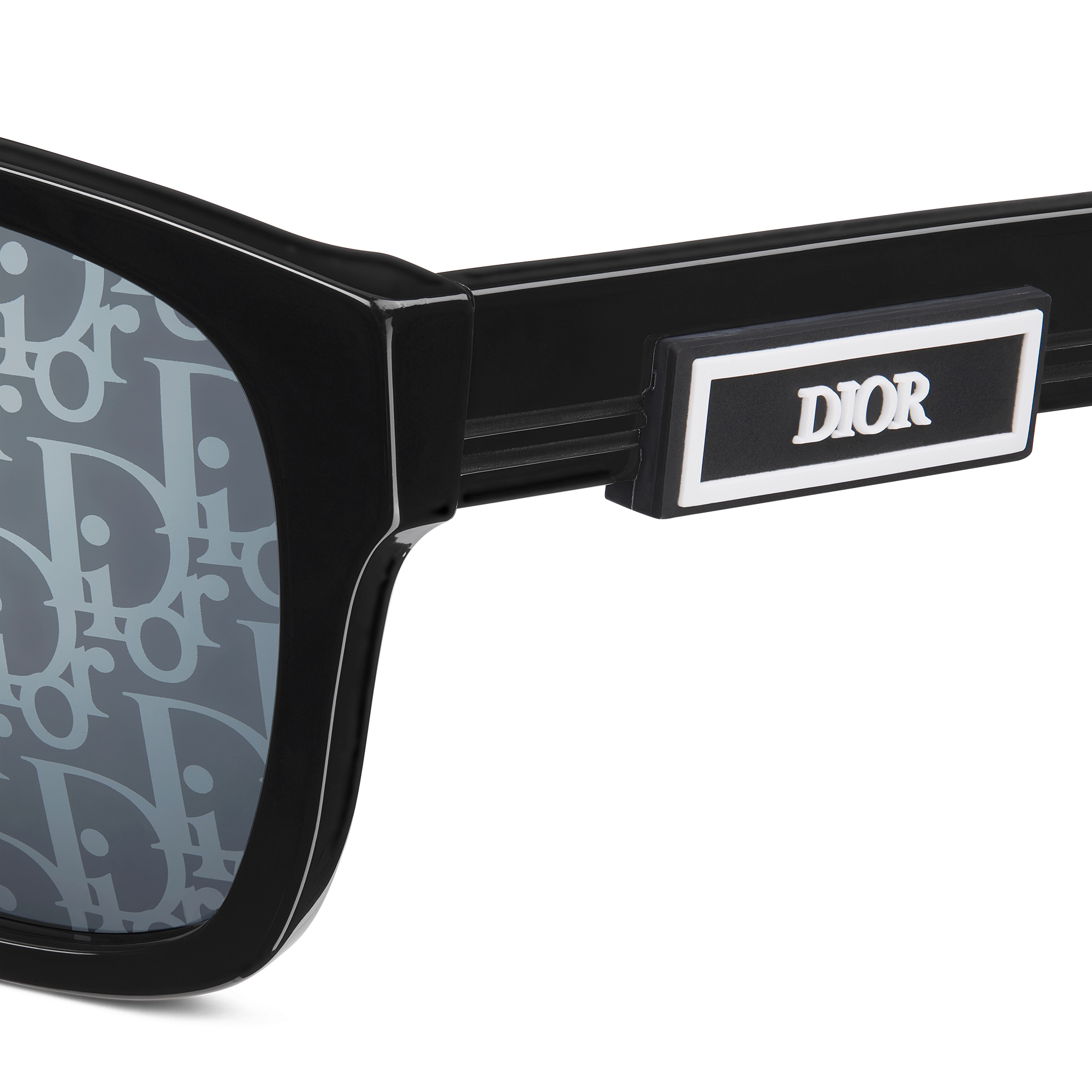 DiorB23 S2F 黑色矩形太陽眼鏡 E09