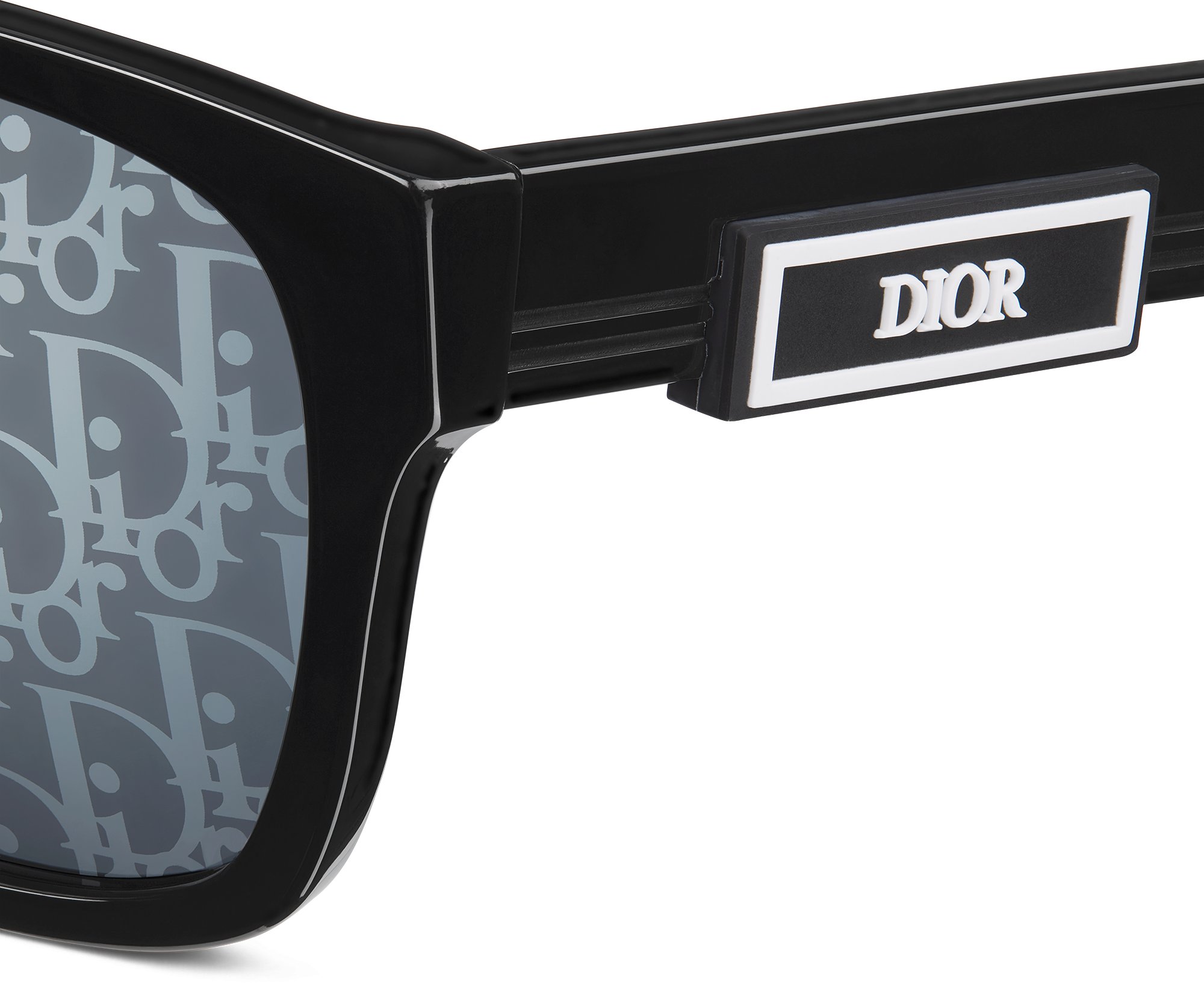DiorB23 S2F Black Rectangular Sunglasses | DIOR