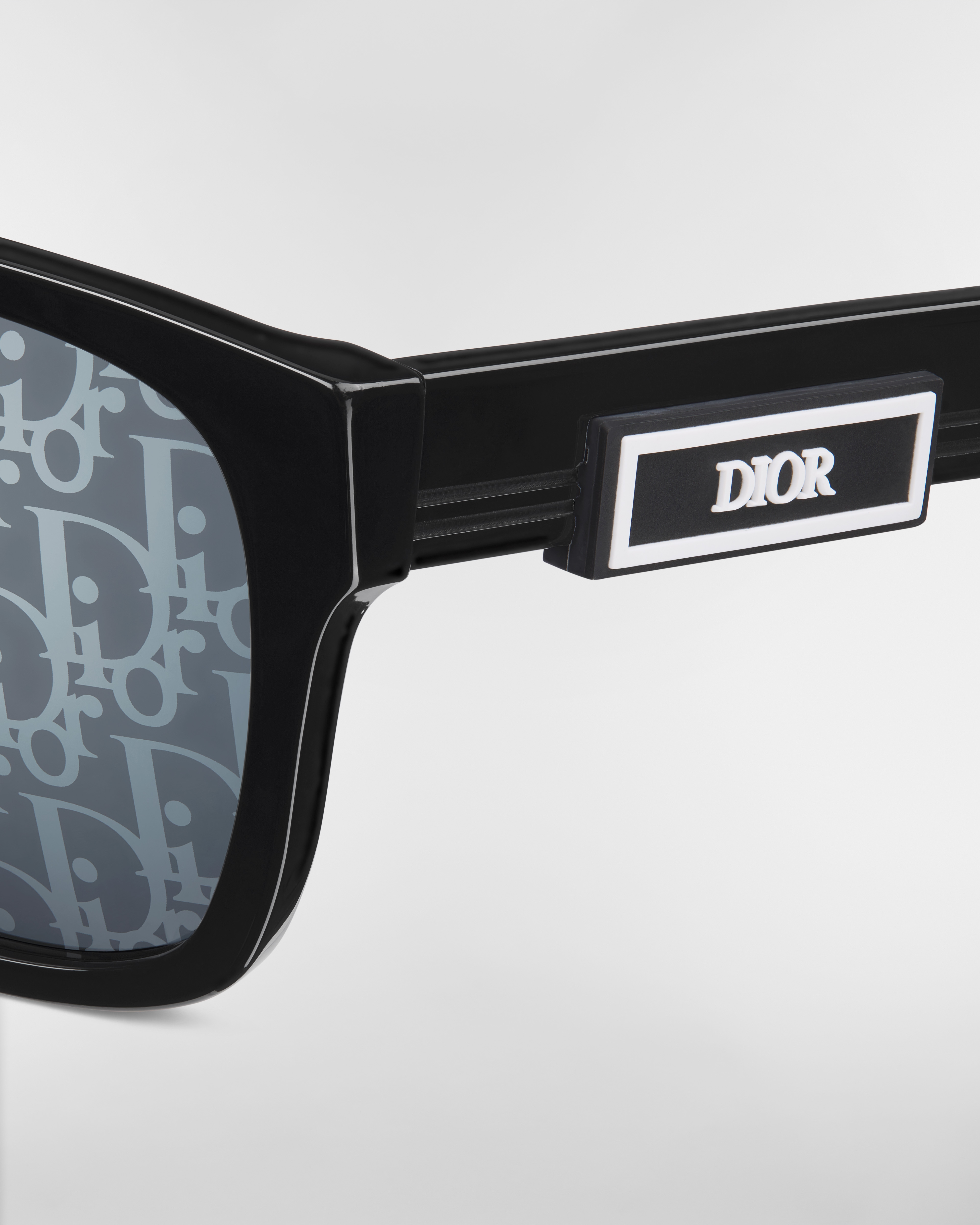 DiorB23 S2F Black Rectangular Sunglasses E09