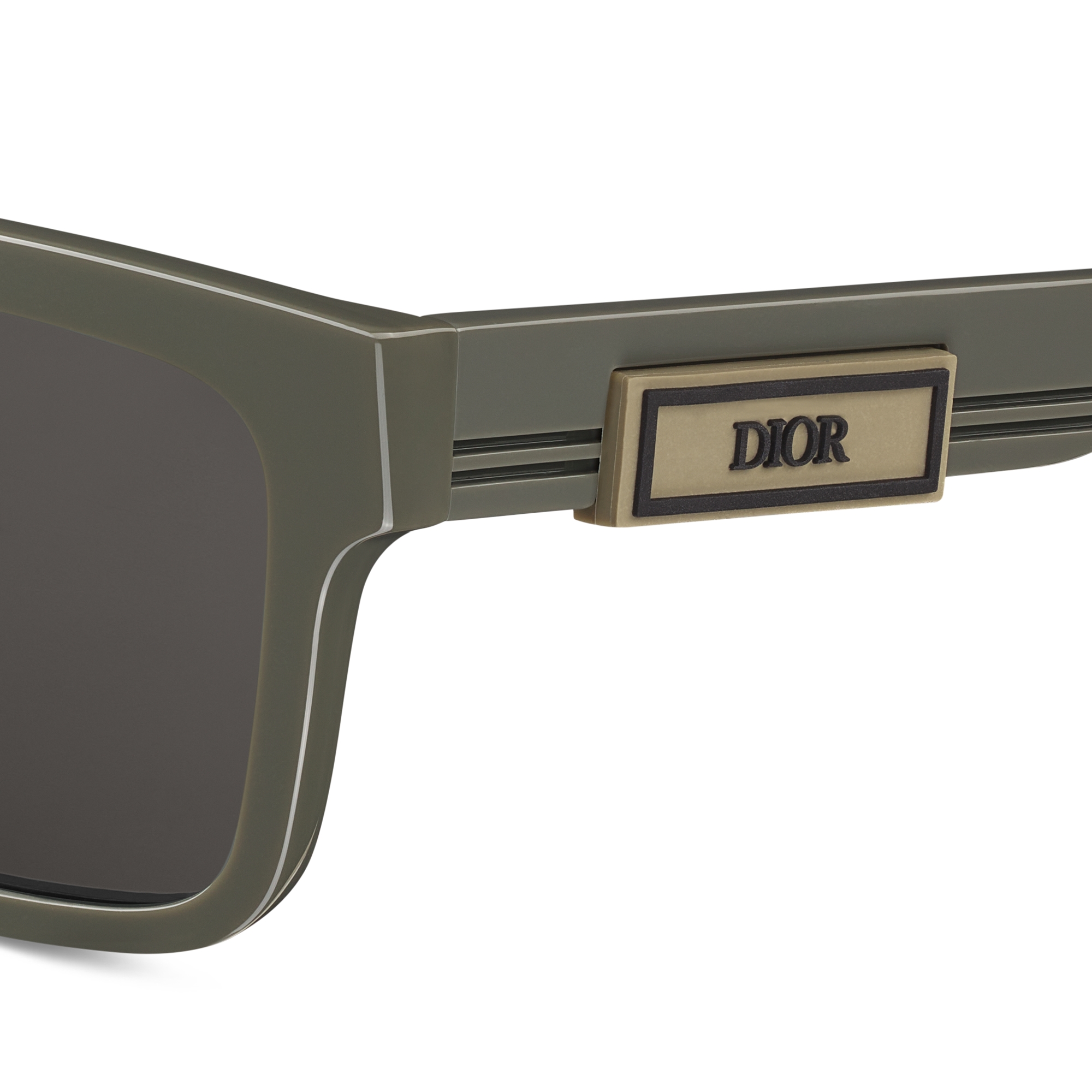 DiorB23 S4F Khaki Square Sunglasses E09